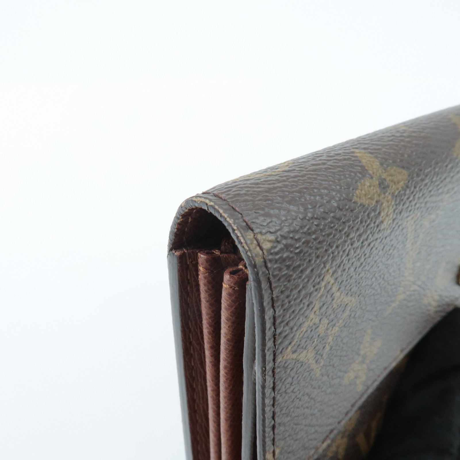 Louis Vuitton Monogram Porte Monnaie Credit Wallet M61726 Used