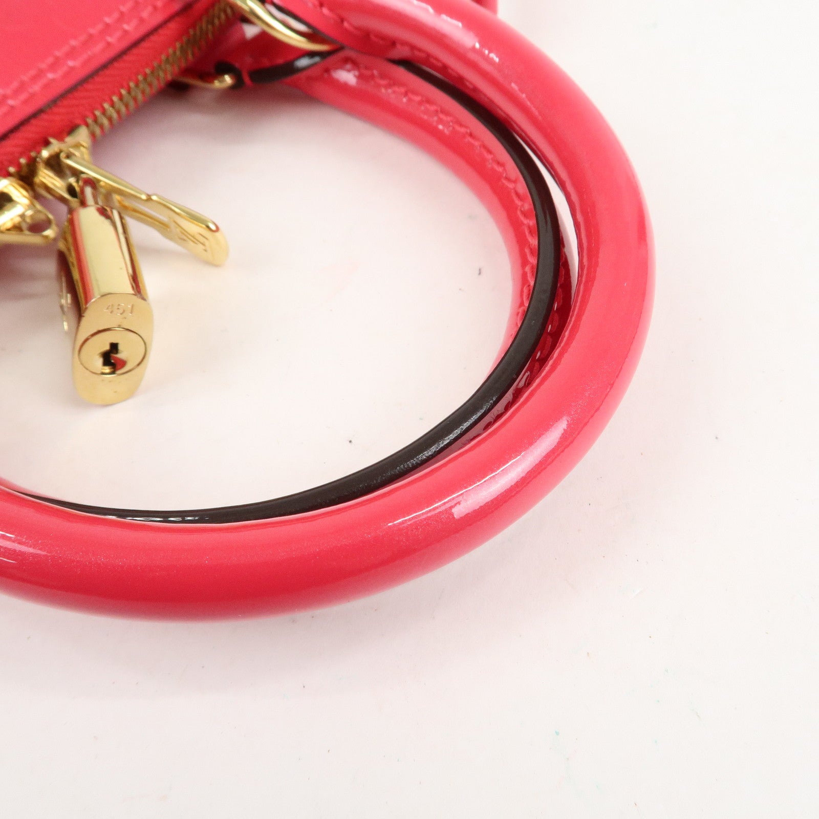 Louis Vuitton Monogram Vernis Alma BB 2Way Bag Rose Indien M91771 Used
