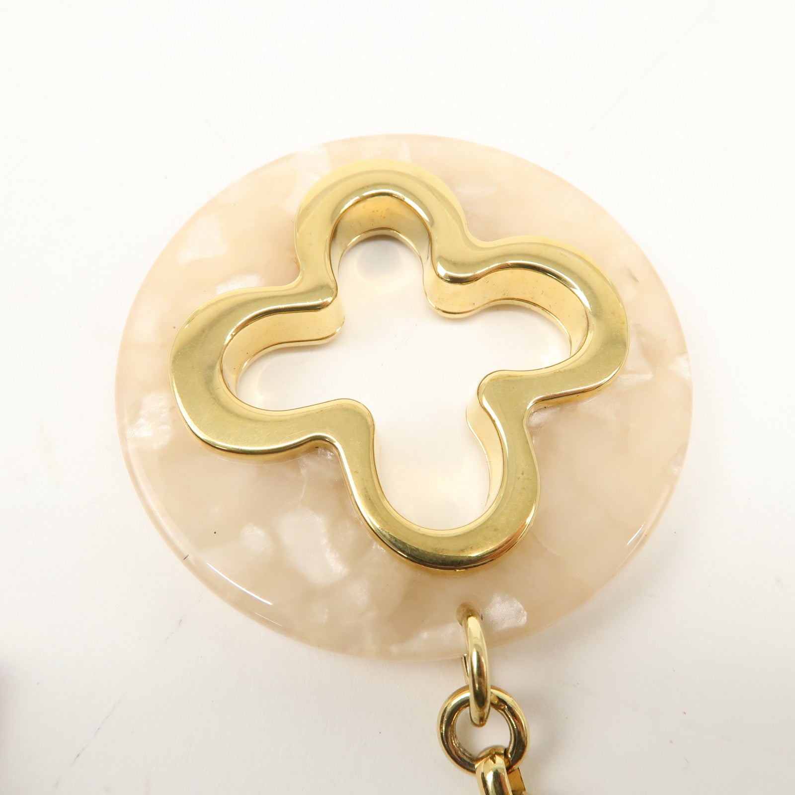 Louis Vuitton Bijoux Sac Insolence Bag Charm Gold Pink Red M67947 Used