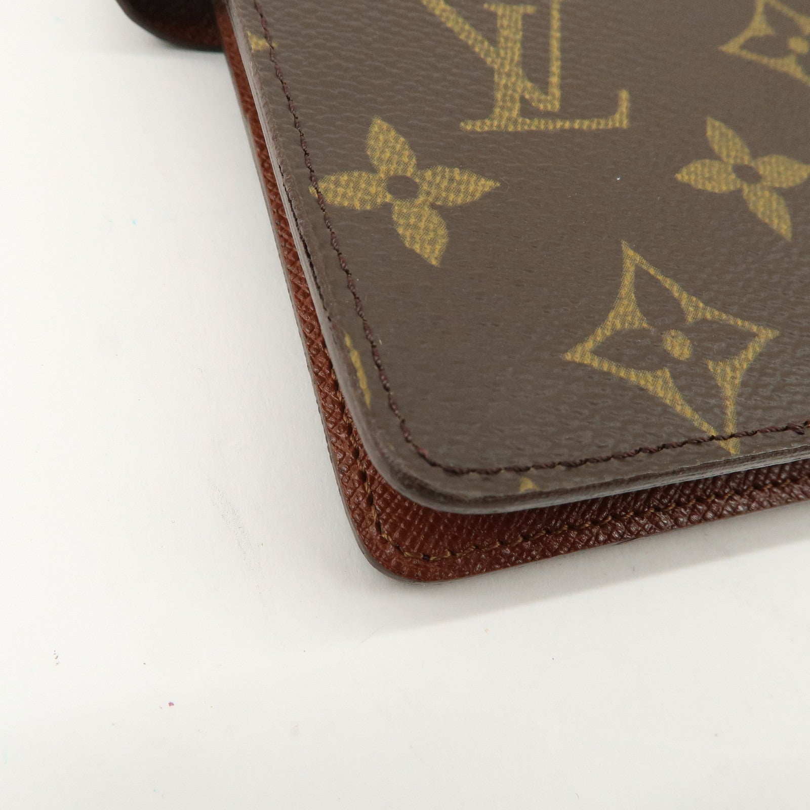Louis Vuitton Monogram Agenda MM Planner Cover R20105 Used