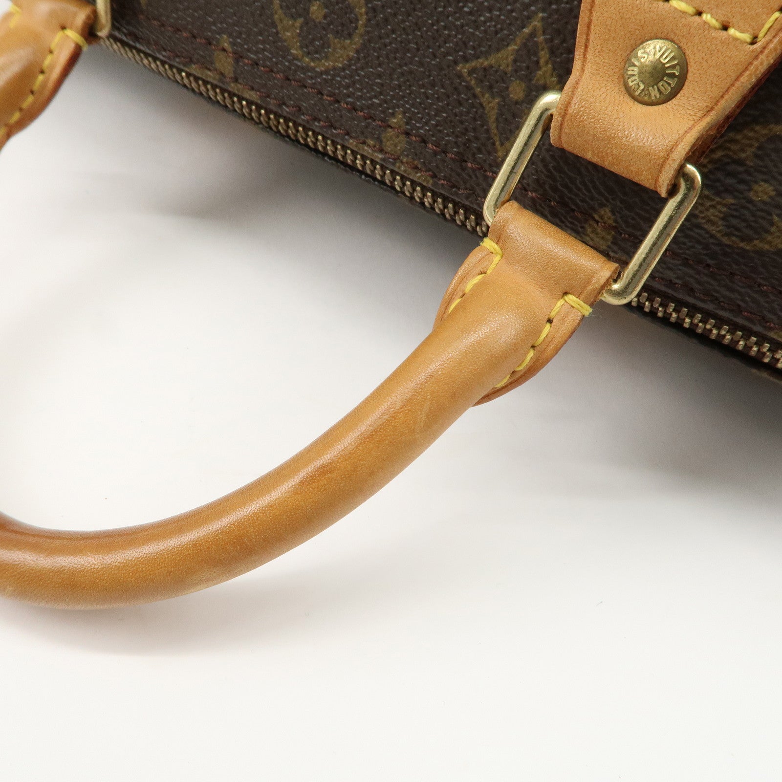 Louis Vuitton Monogram Speedy 30 Hand Bag Boston Bag M41108 Used