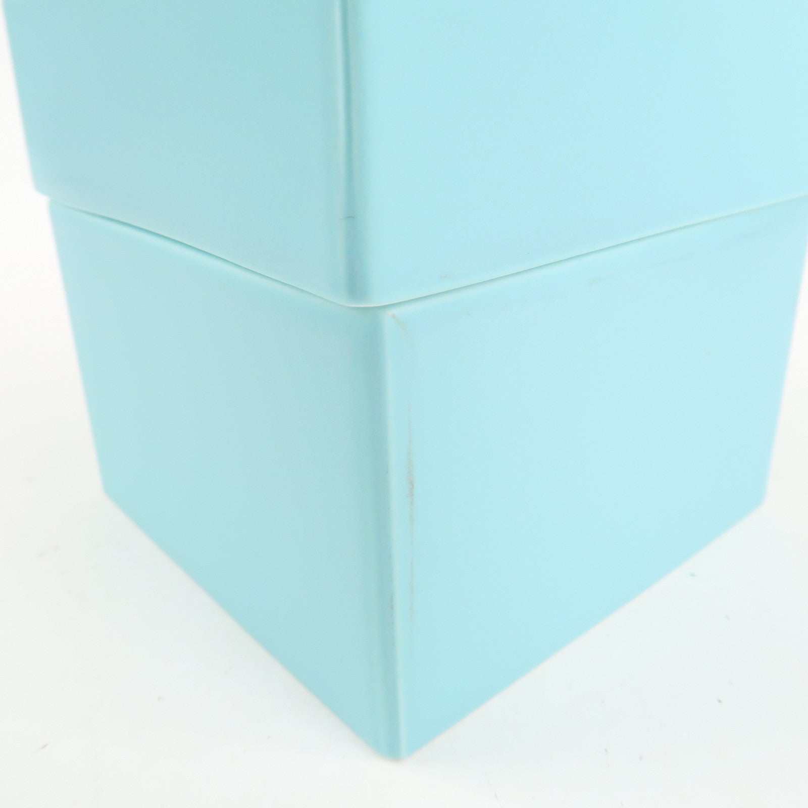 Tiffany&Co. Set of 2 Bone Ash Bone China Pottery Box Blue Used