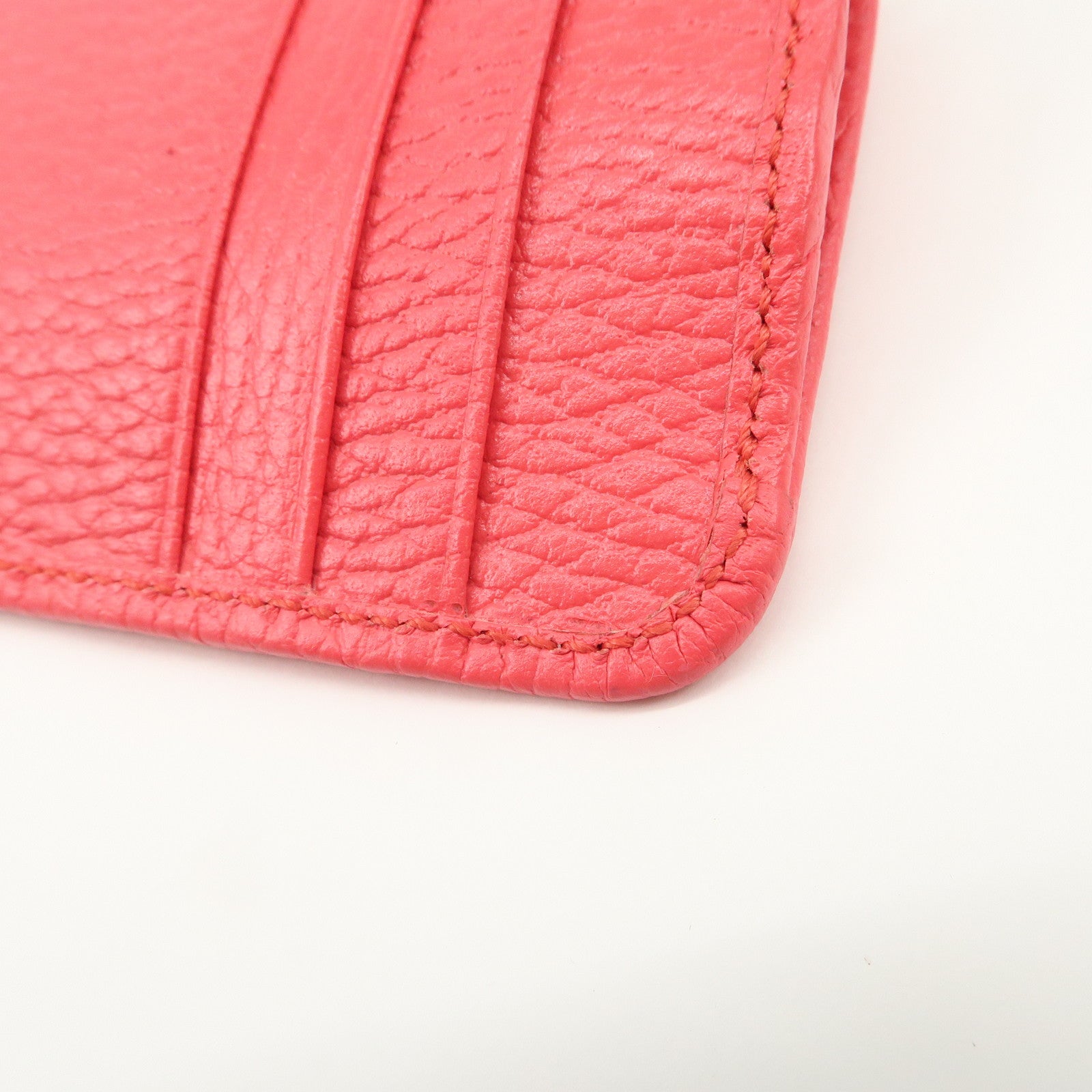 GUCCI GG Marmont Leather Card Case Coin Case Pink 701070 Used
