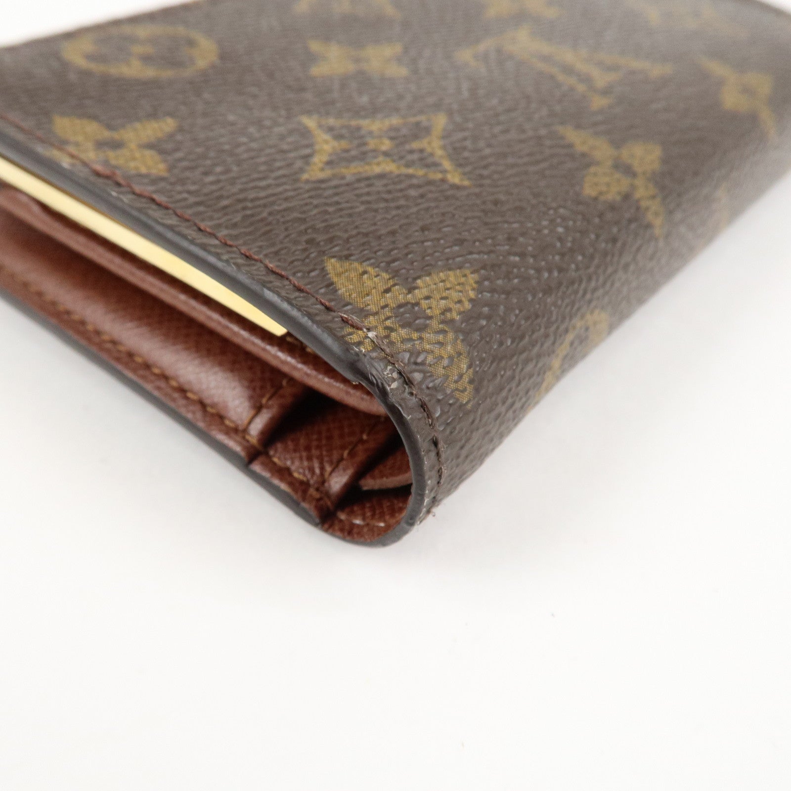 Louis Vuitton Monogram Porte Monnaie Billets Viennois M61663 Used