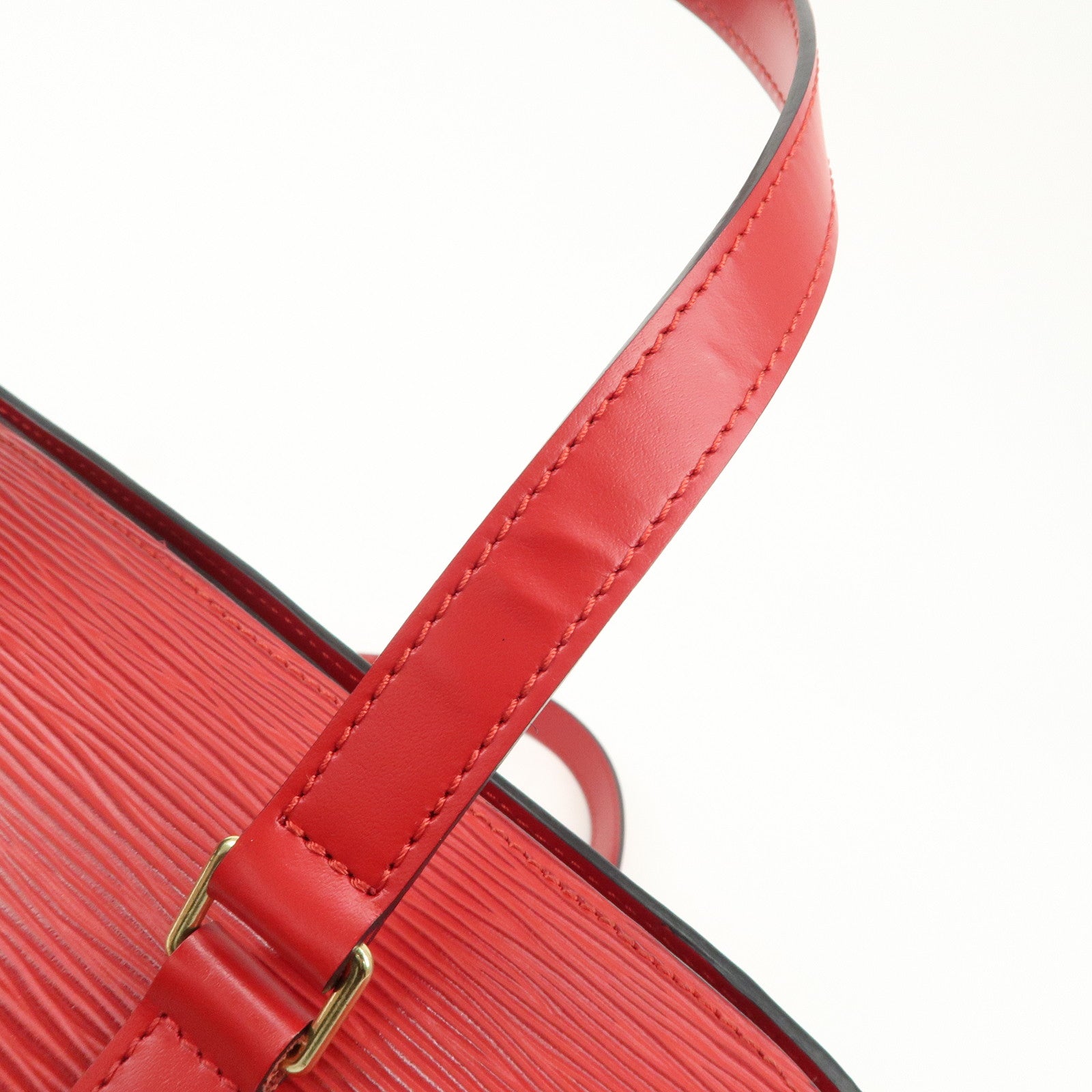 Louis Vuitton Epi Soufflo Hand Bag Castillian Red M52227 Used