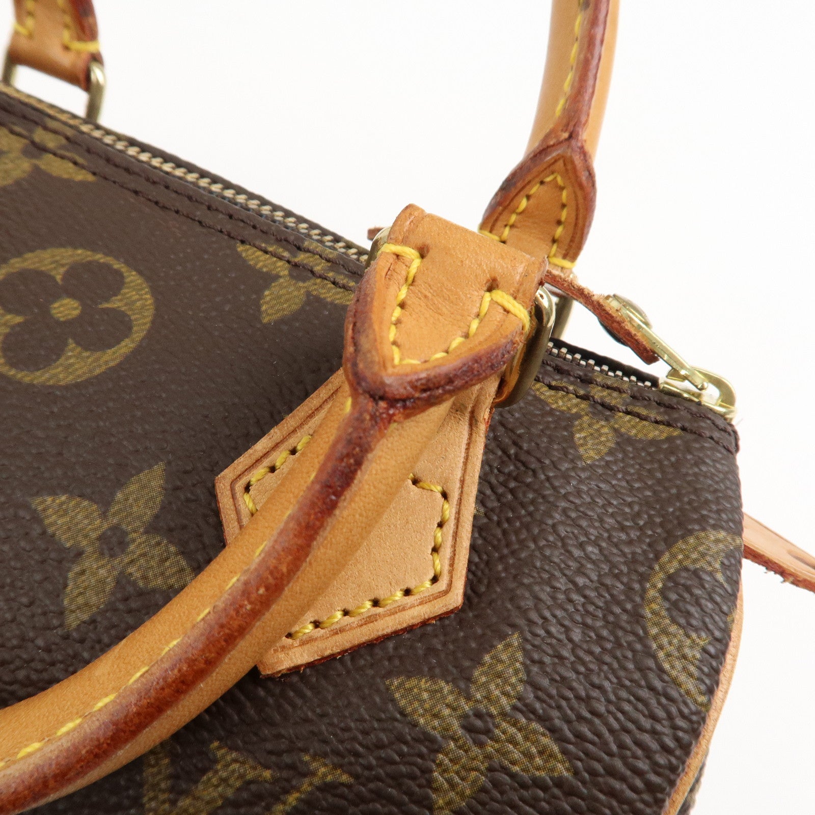 Louis Vuitton Monogram Mini Speedy & Strap M41534 J00145 Used