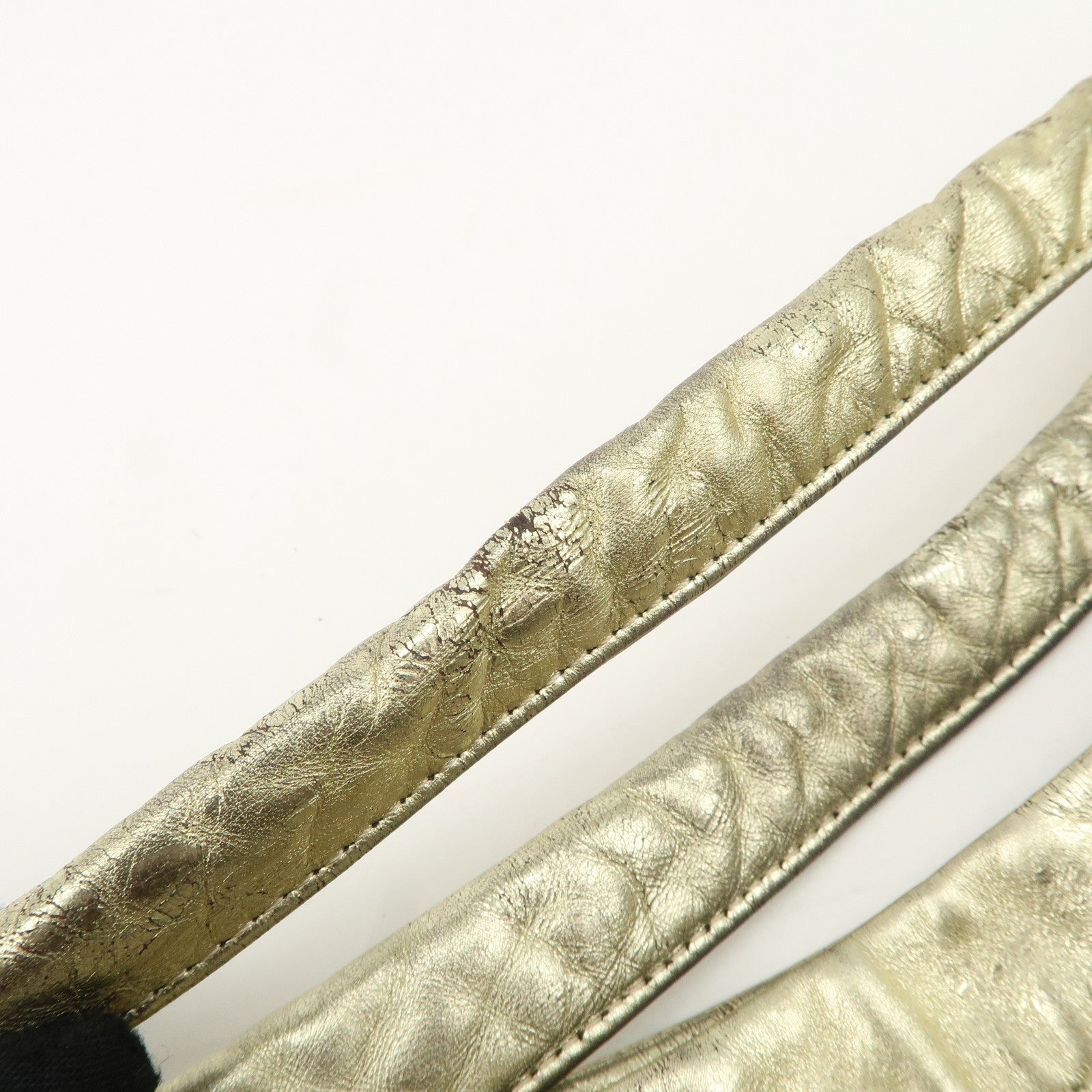 CHANEL COCO Mark Leather Big Gradation Shoulder Bag Used