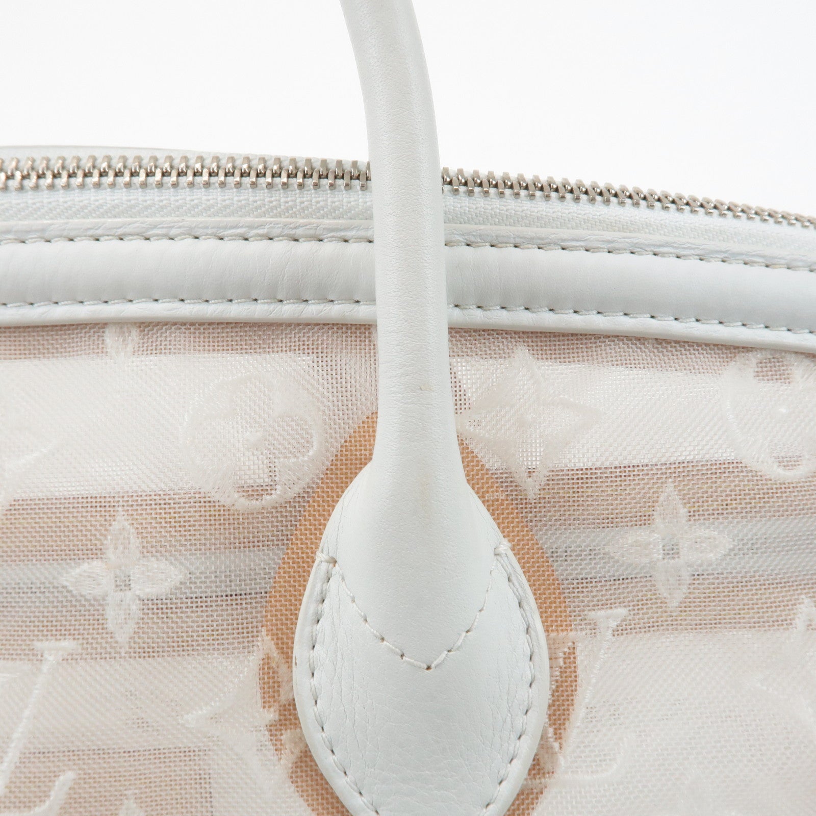 Louis Vuitton Monogram Transparence Lockit East West Bag M40701 Used