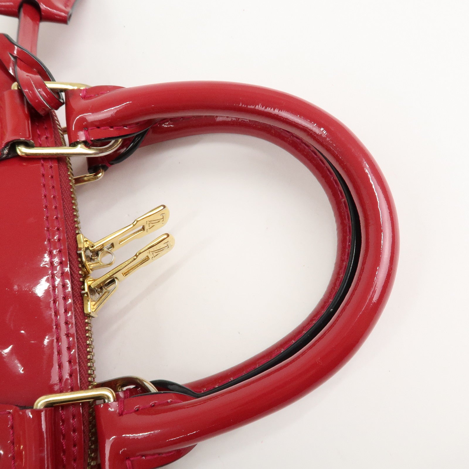 Louis Vuitton Monogram Vernis Alma BB 2Way Bag Rose Indien M91771 Used