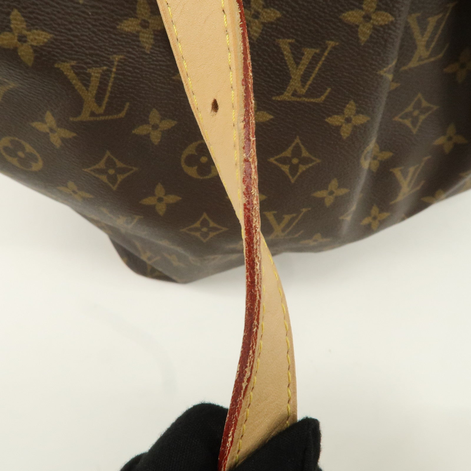 Louis Vuitton Monogram Palermo GM 2Way Hand Bag Brown M40146 Used