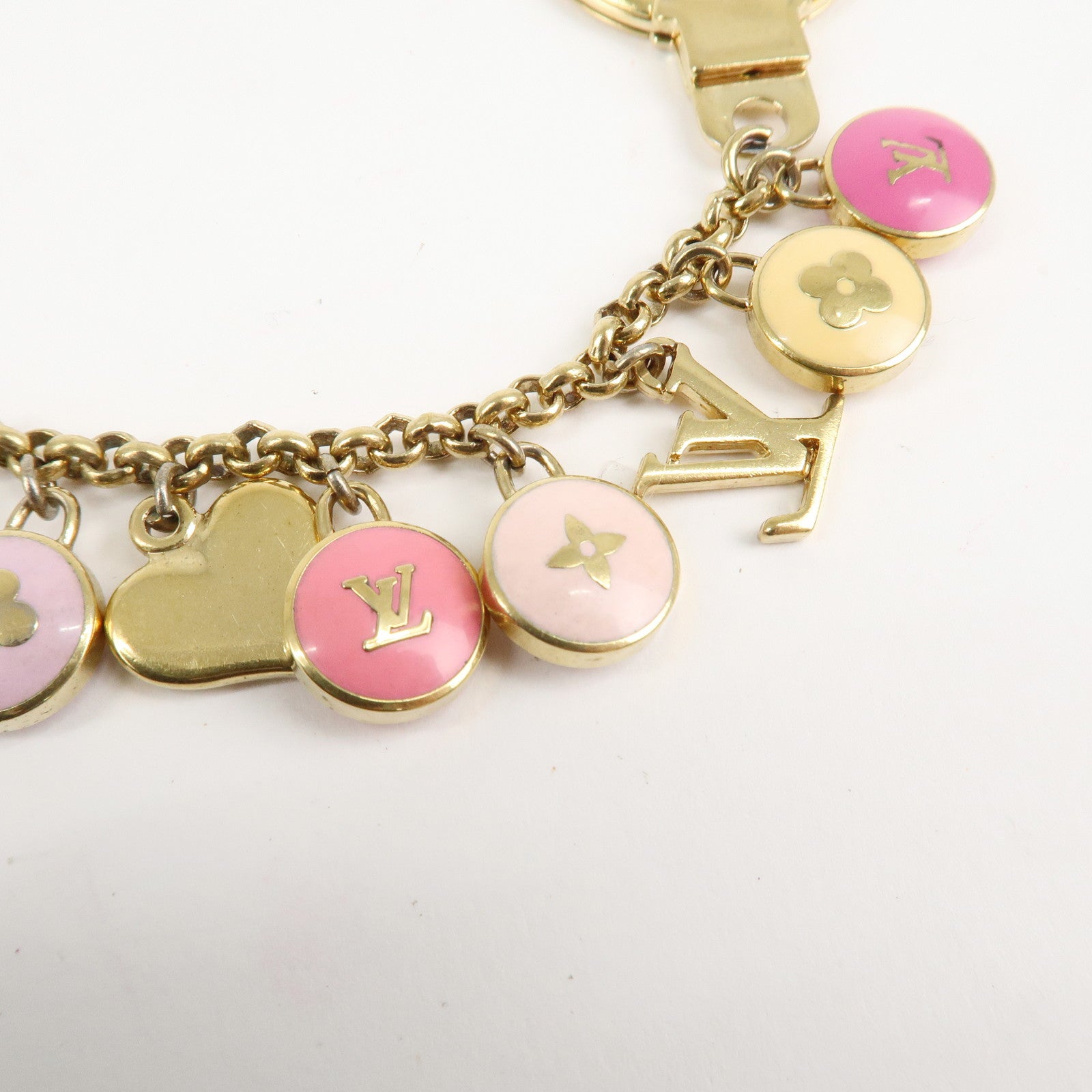 Louis Vuitton Porte Cles Chaine Pastille Bag Charm M65380 Used