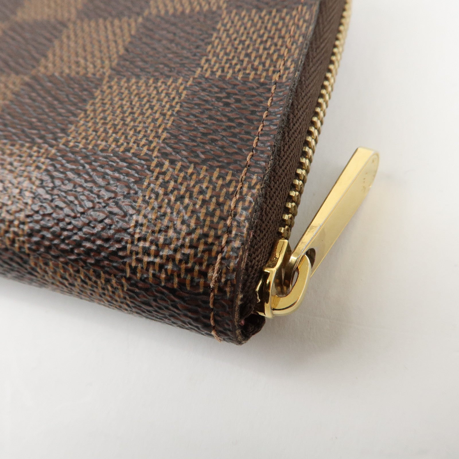 Louis Vuitton Damier Zippy Coin Purse Vivienne Brown N63552 Used