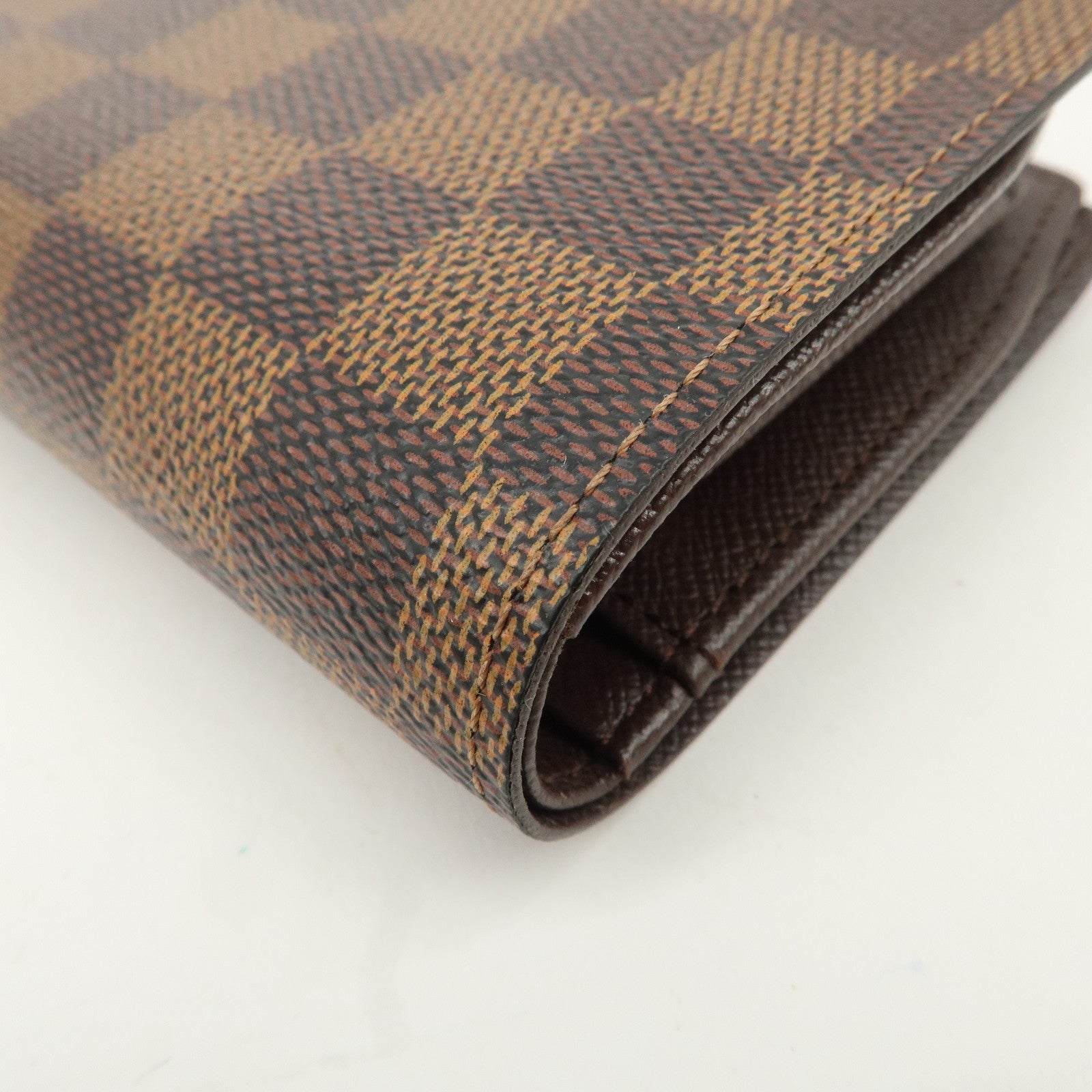 Louis Vuitton Damier Portefeuille Viennois Wallet N61674 Used