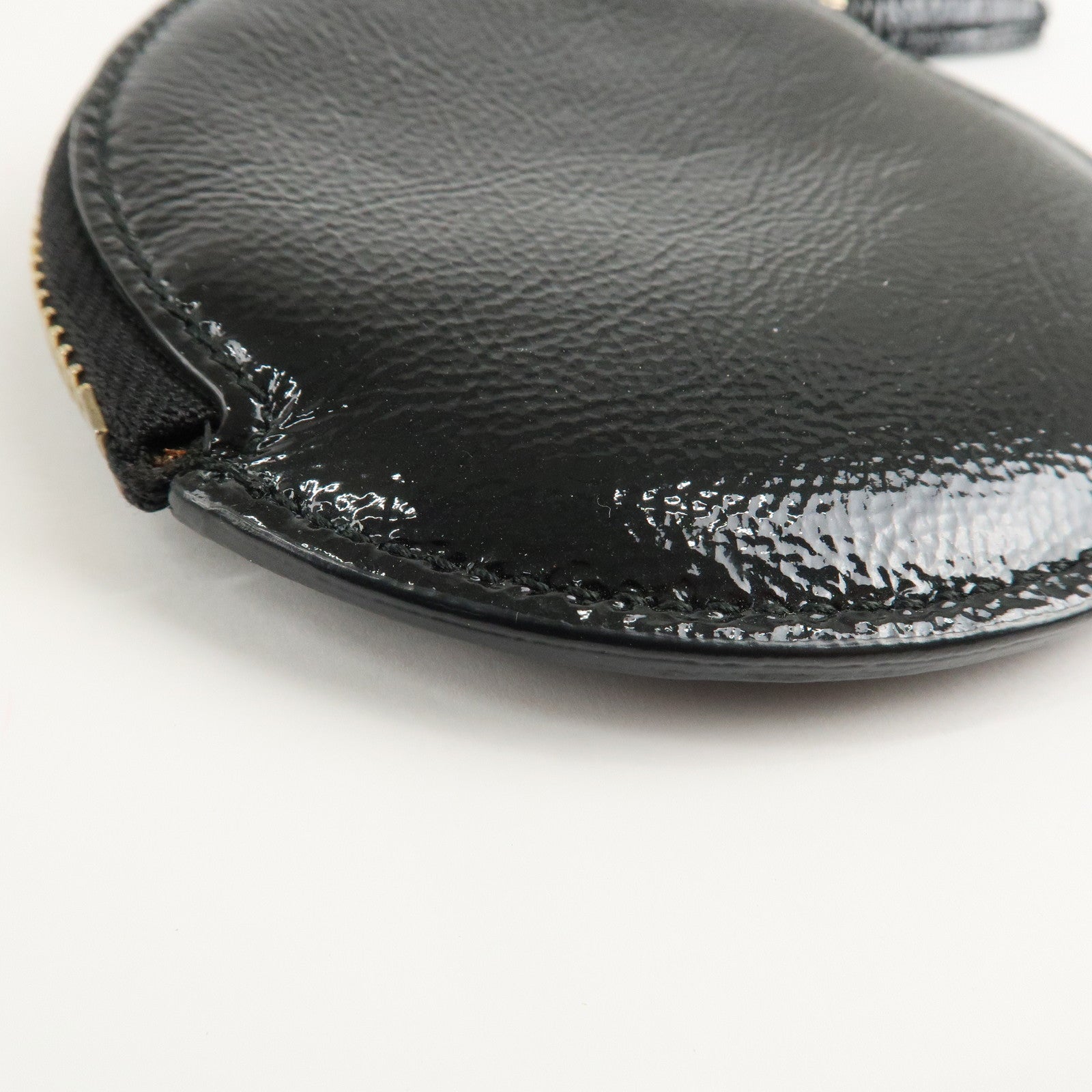 GUCCI SOHO Patent Leather Coin Purse Black 337946 Used