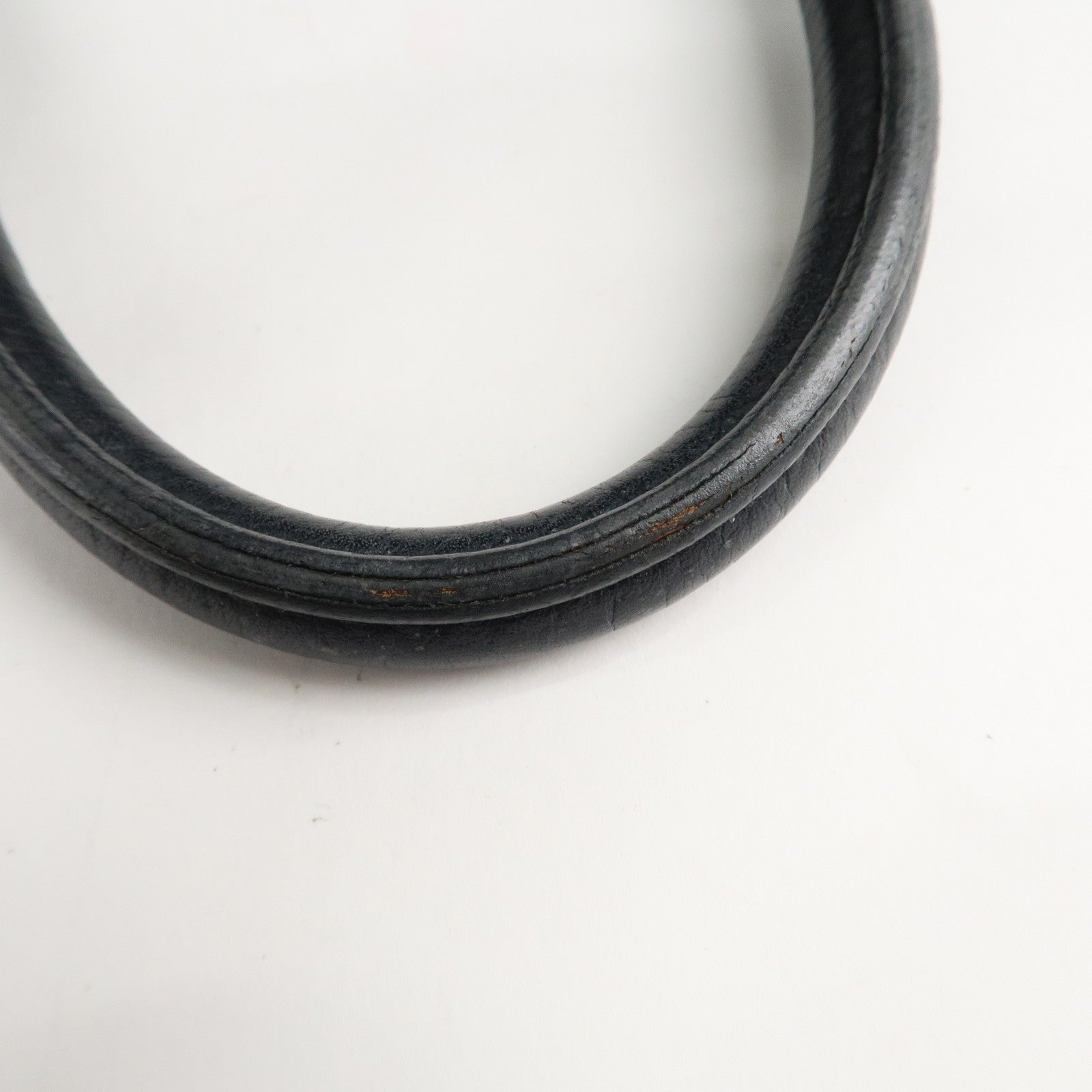 HERMES Taurillon Clemence Birkin 30 M stamped Black Gold Used