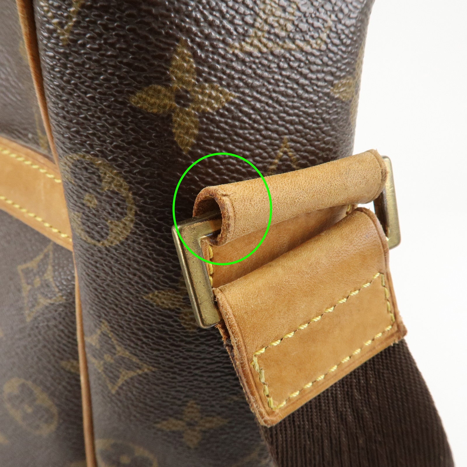 Louis Vuitton Monogram Abbesses Messenger Bag Hand Bag M45257 Used