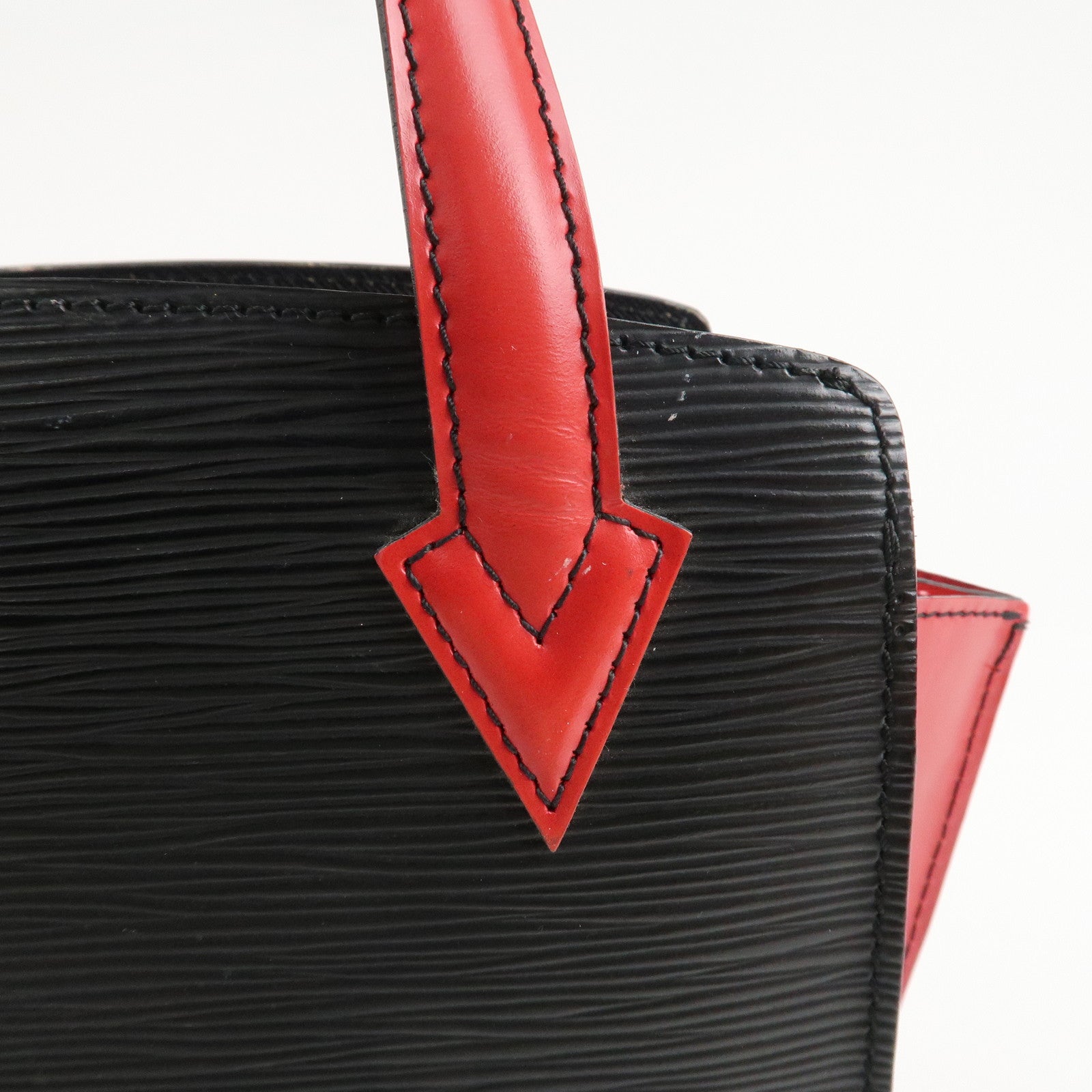 Louis Vuitton Epi Varennes Hand Bag Noir Red M52387 Used