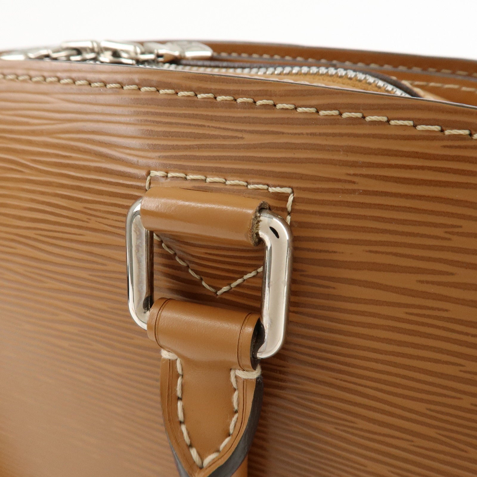 Louis Vuitton Epi Pont Neuf Hand Bag Zipang Gold M5205B Used