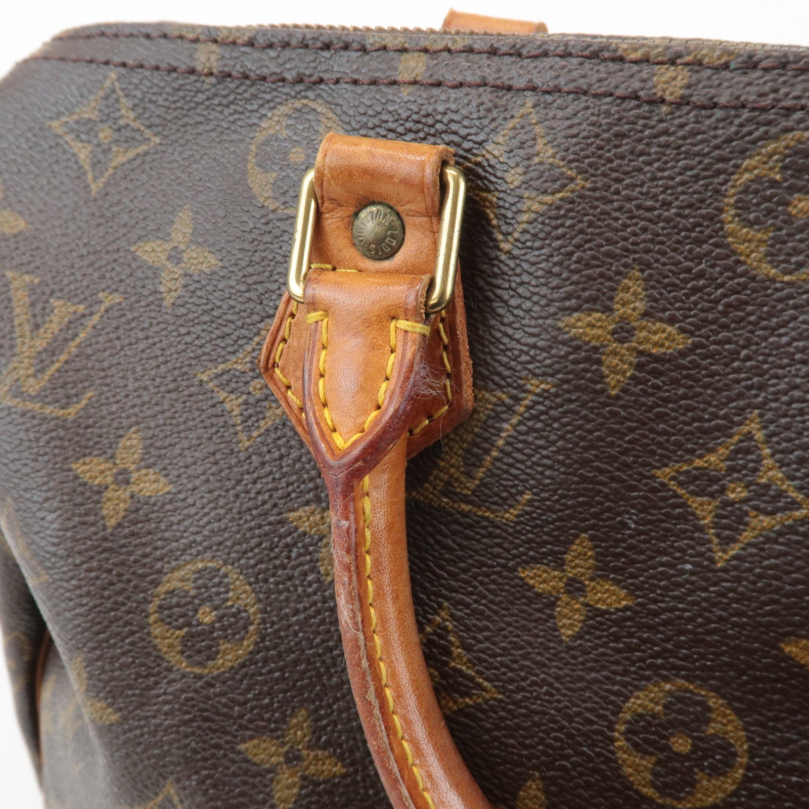 Louis Vuitton Monogram Speedy 30 Hand Bag Boston Bag M41526 Used
