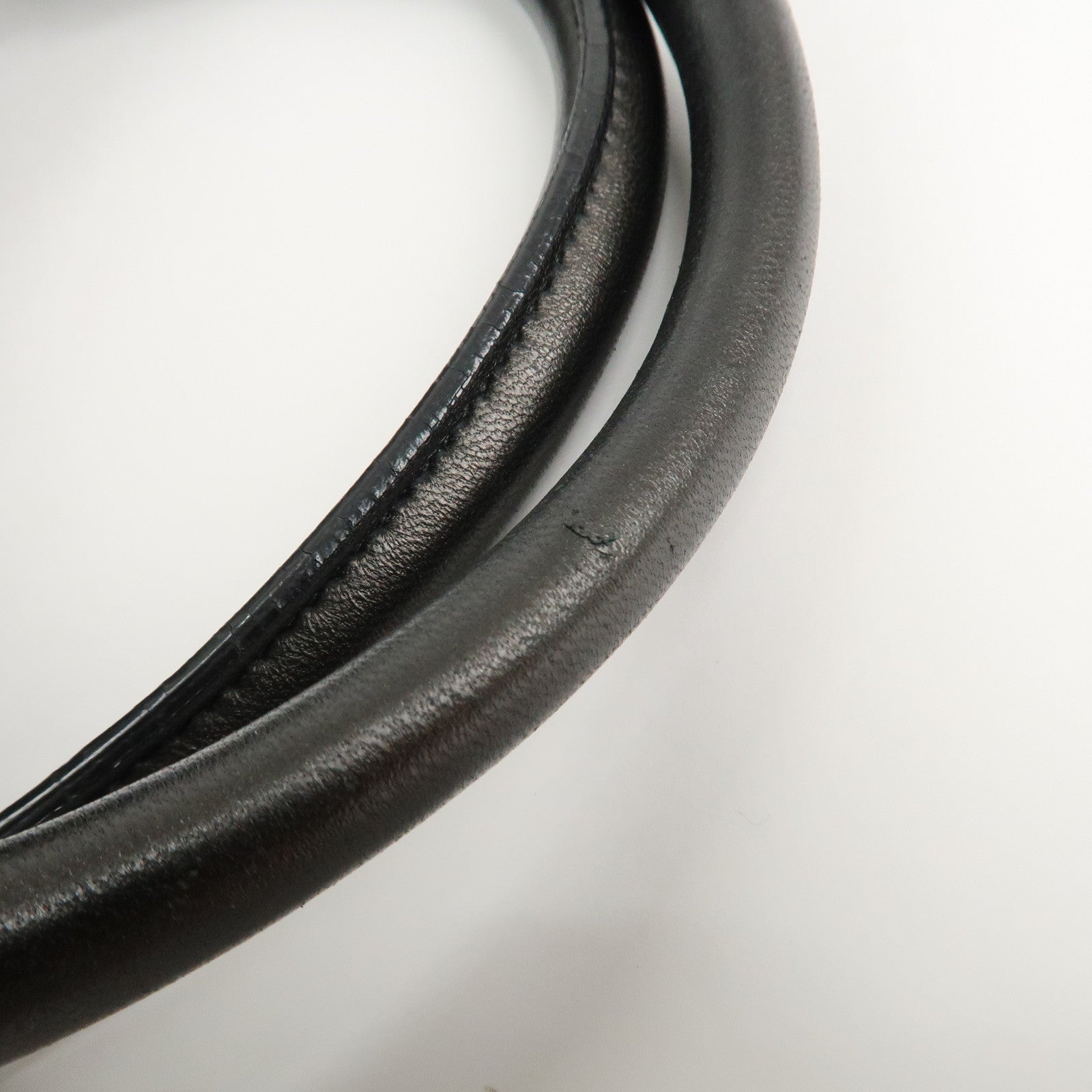 MIU MIU Matelasse Leather 2WAY Bag Hand Bag Black RN0896 Used