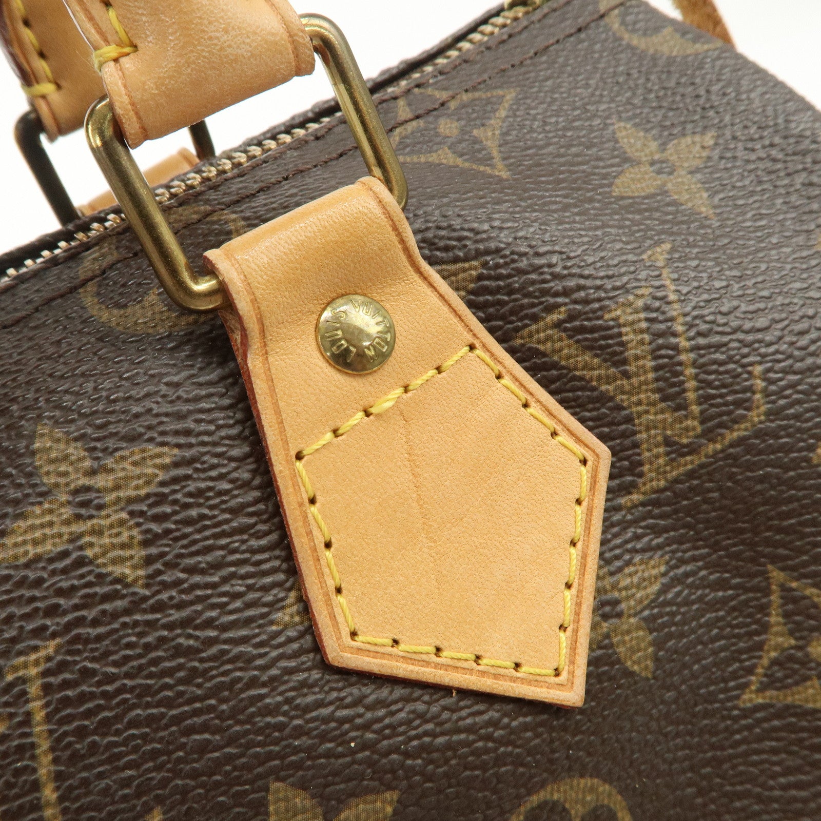 Louis Vuitton Monogram Speedy 25 Hand Bag Boston Bag M41528 Used