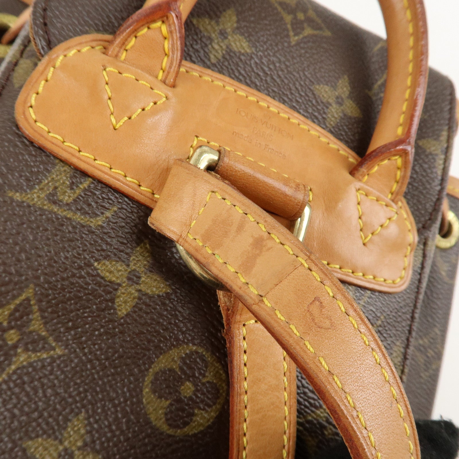 Louis Vuitton Monogram Mini Montsouris Back Pack Bag M51137 Used