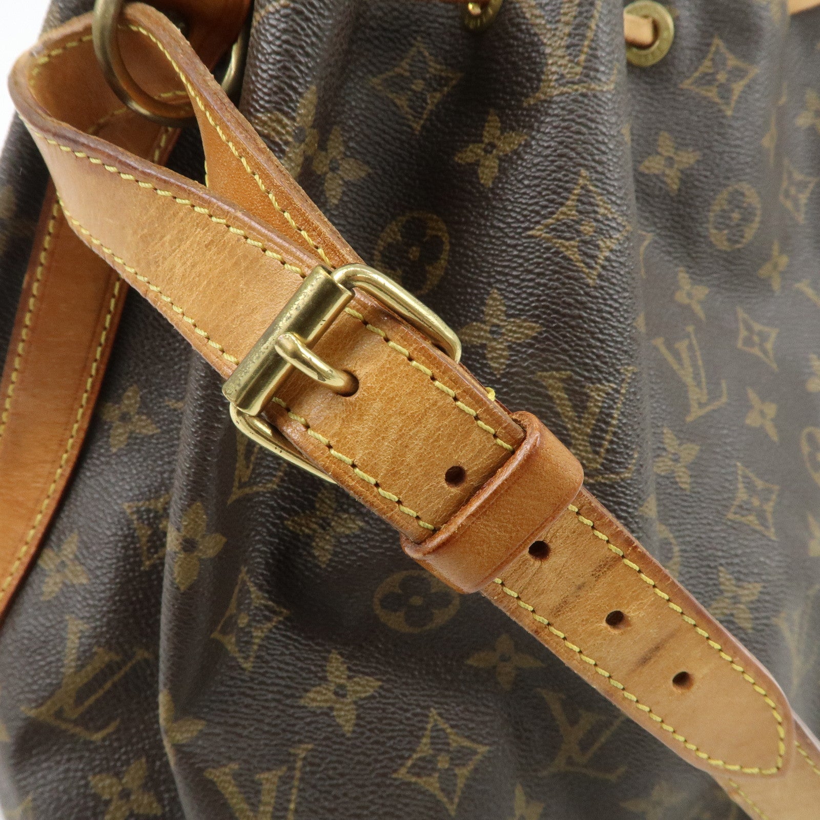 Louis Vuitton Monogram Petit Noe Shoulder Bag Brown M42226 Used