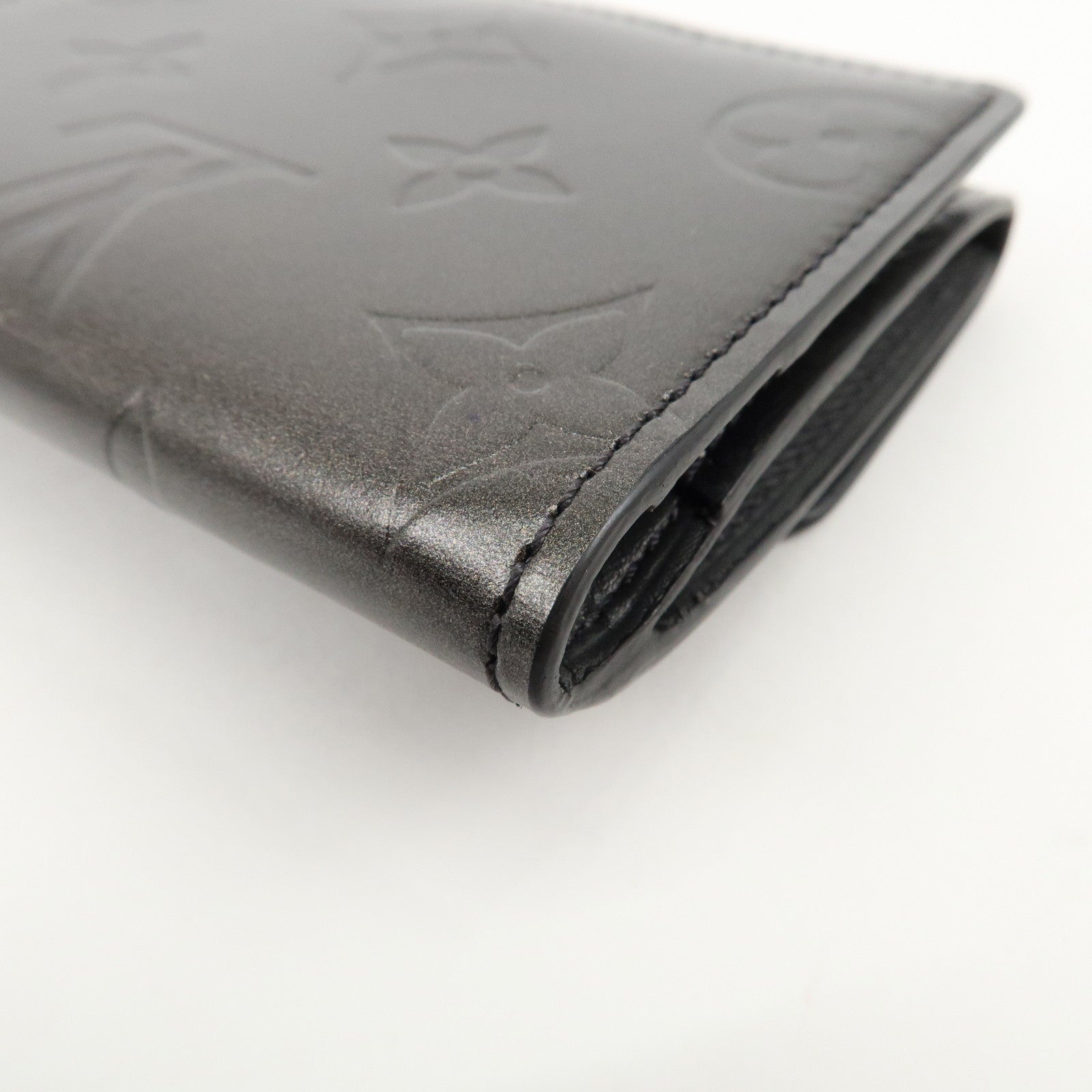 Louis Vuitton Monogram Matte Ludlow Coin Case Noir M65122 Used