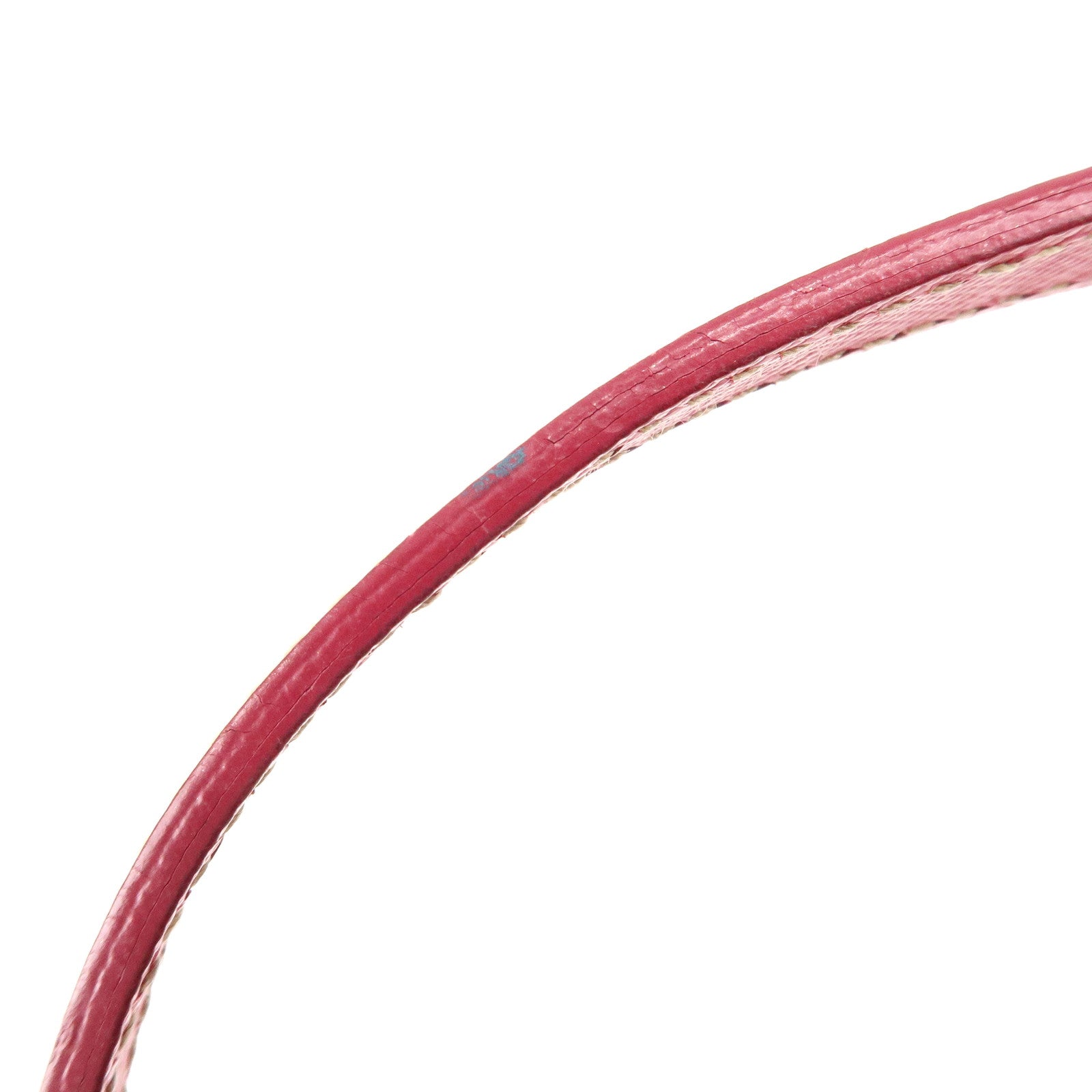 PRADA Nylon Saffiano Leather Shoulder Bag Hand Bag Pink Used