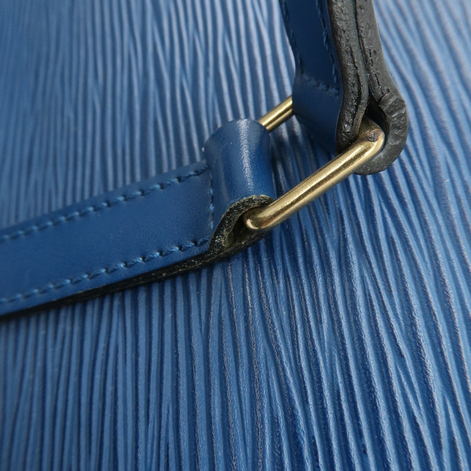 Louis Vuitton Epi Soufflot Shoulder Bag Hand Bag Blue M52222 Used