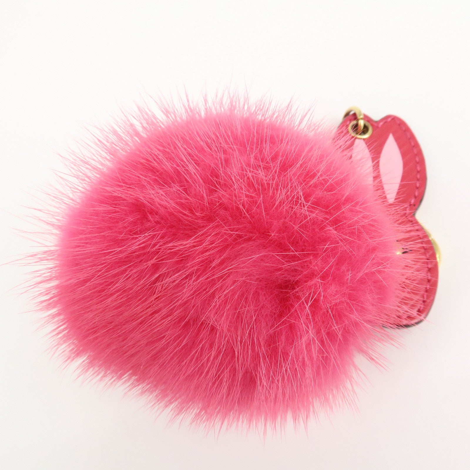Louis Vuitton Porte Cles Mother's Day Fur Bag Charm Rabbit M62571 Used