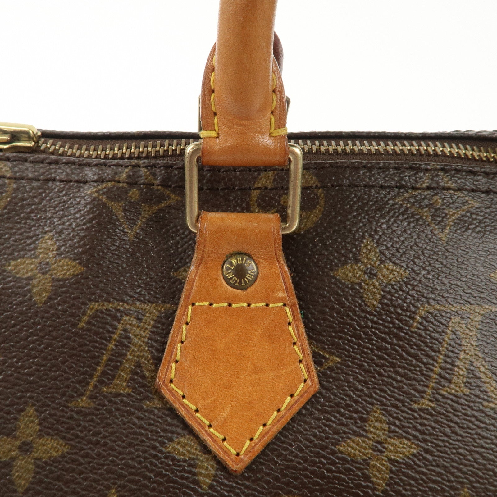 Louis Vuitton Monogram Speedy 25 Hand Bag Boston Bag M41528 Used