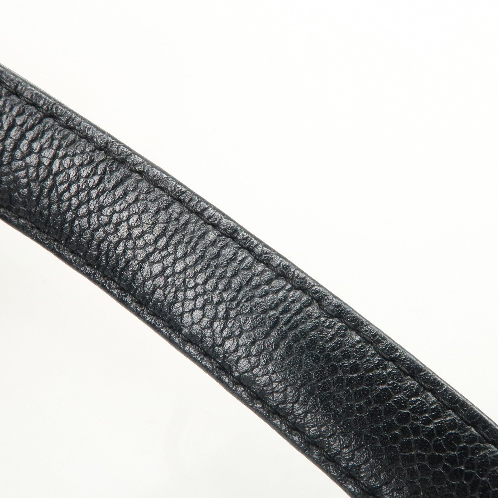 Chanel Chocolate Bar Caviar Skin Mini Boston Bag A26135 Used