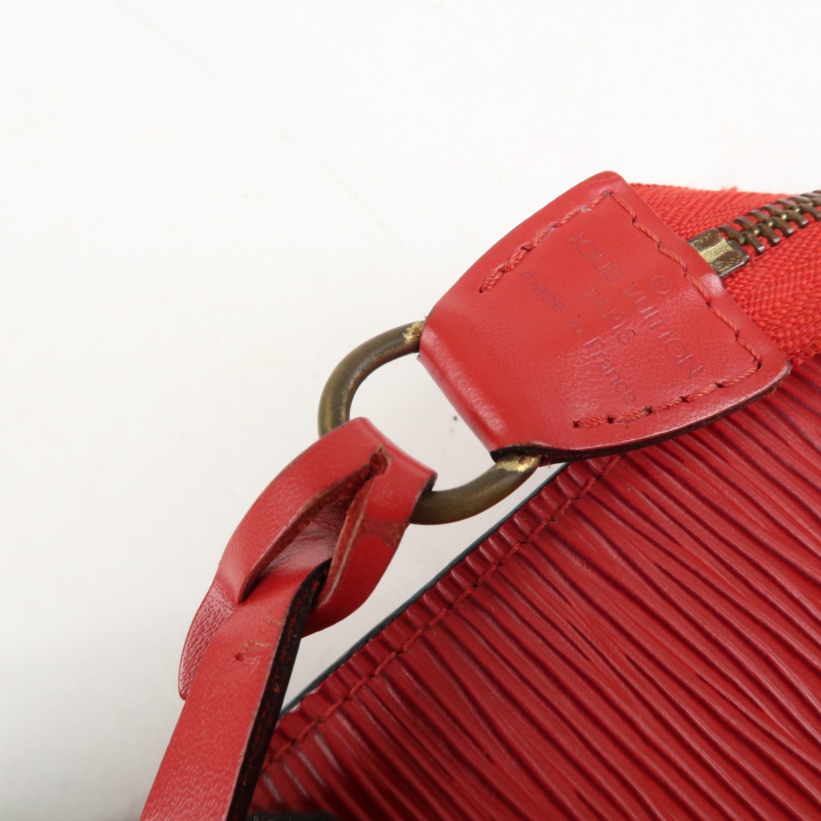 Louis Vuitton Epi Pochette Accessoires Pouch Castilian Red M52947 Used