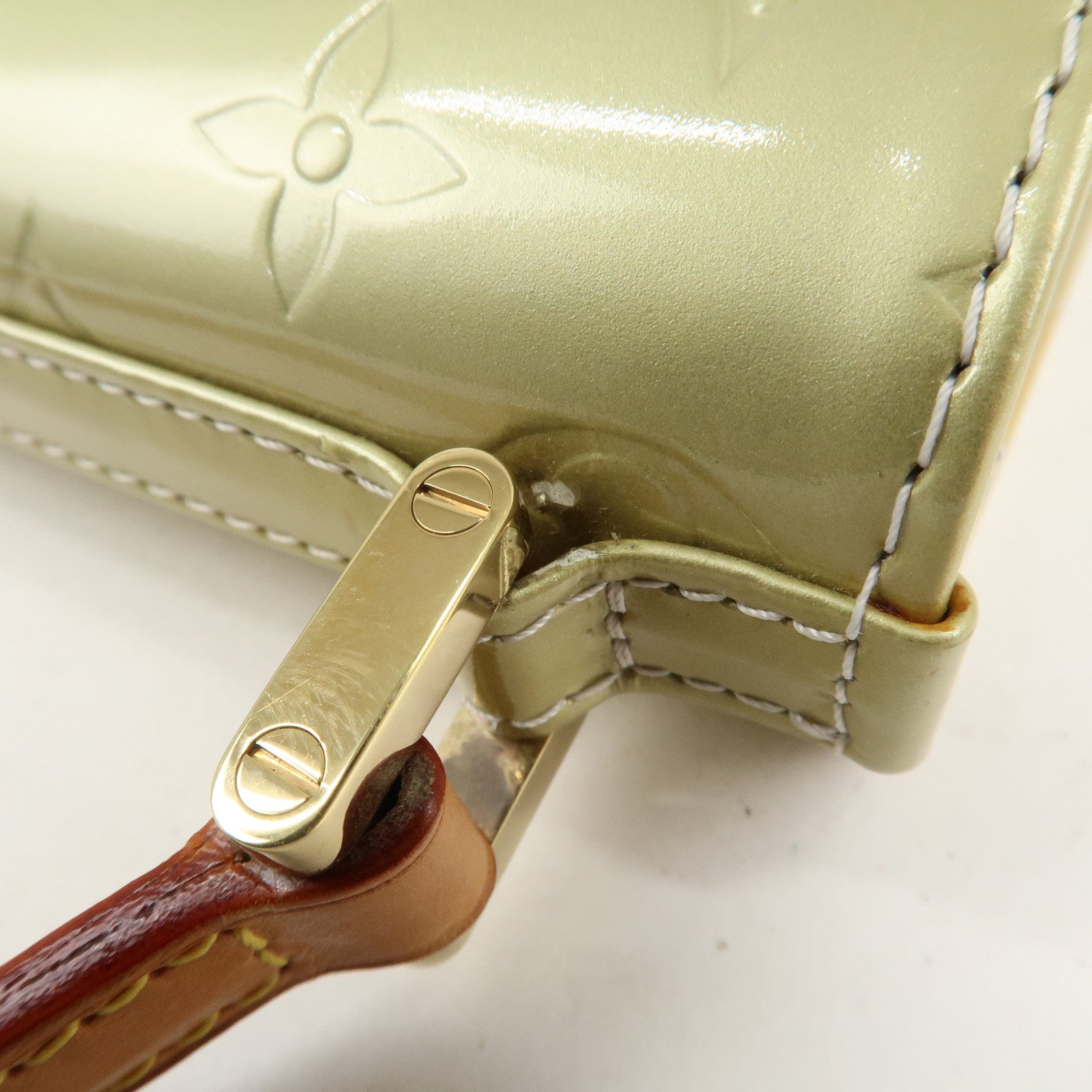 Louis Vuitton Monogram Vernis Spring Street Hand Bag M91029 Used