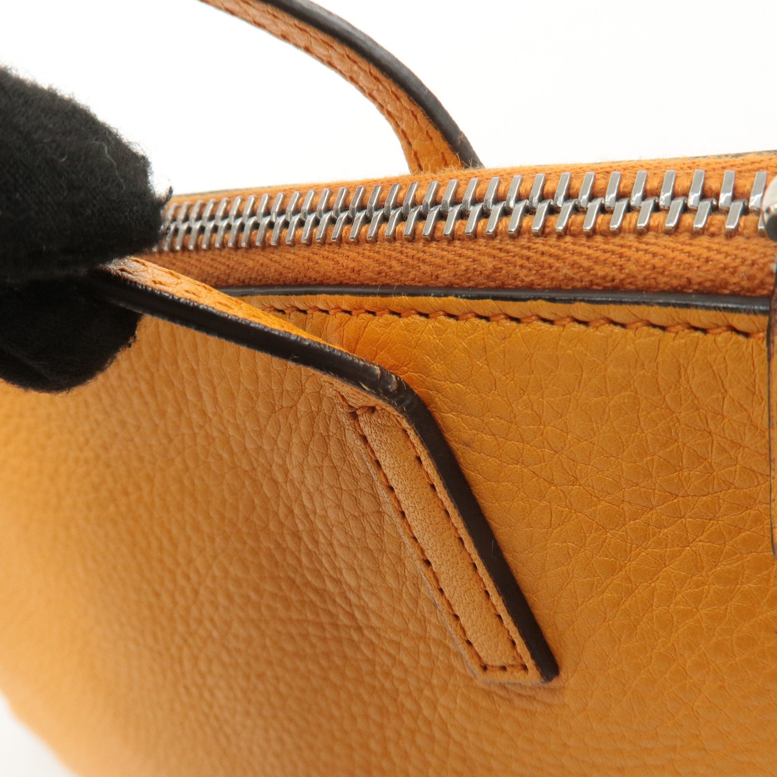 GUCCI Children SOHO Leather Tote Bag Hand Bag Orange 340618 Used