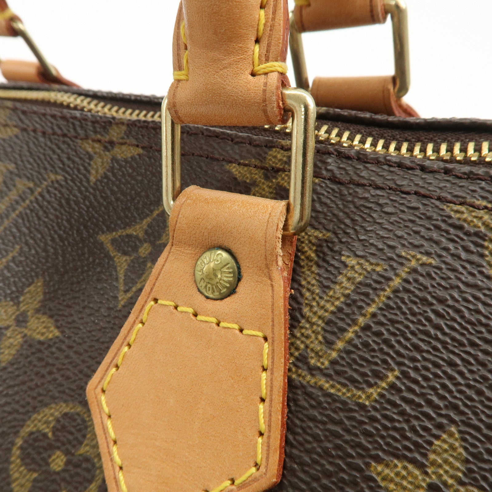 Louis Vuitton Monogram Speedy 40 Hand Bag Boston Bag M41522 Used