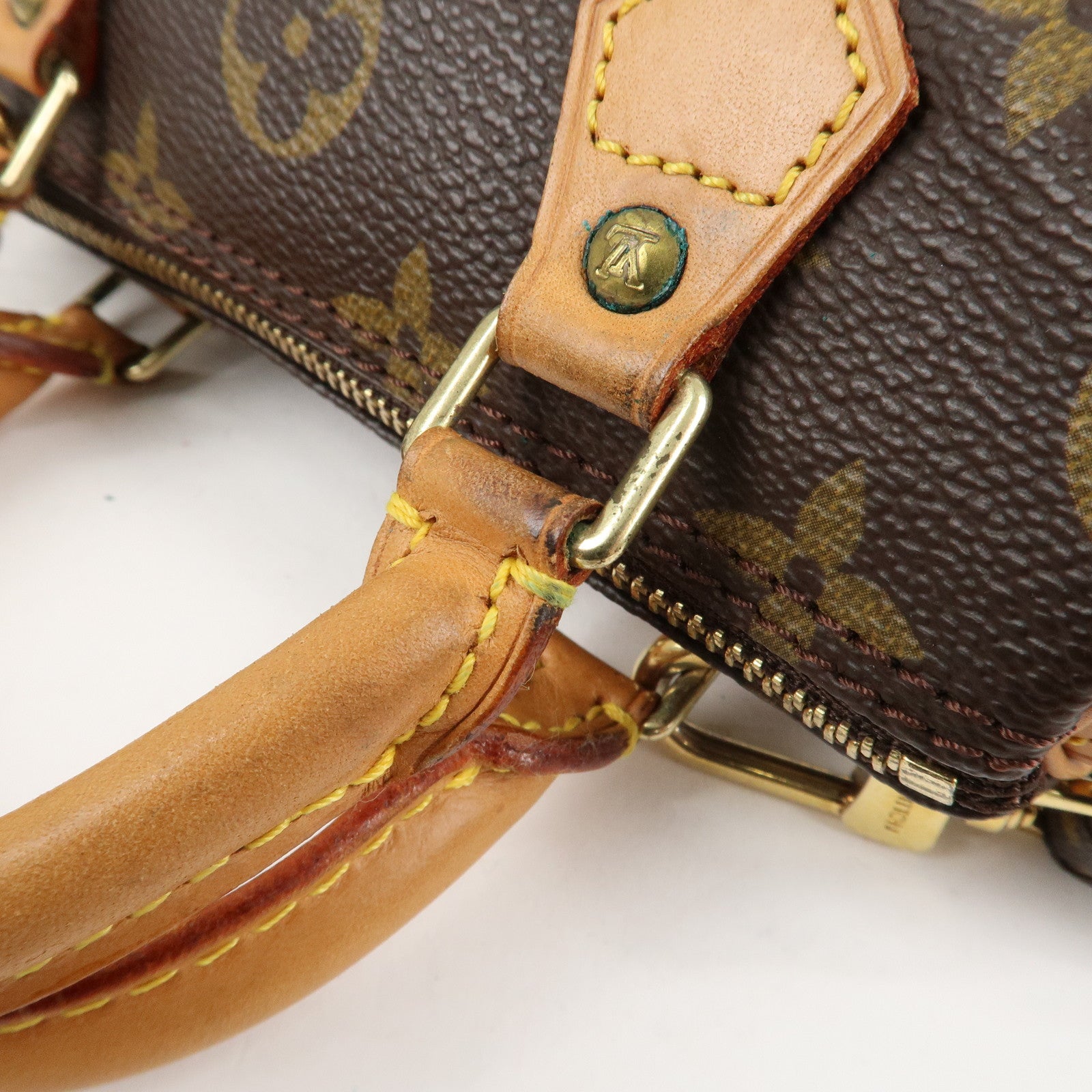 Louis Vuitton Monogram Mini Speedy & Strap M41534 J75010 Used