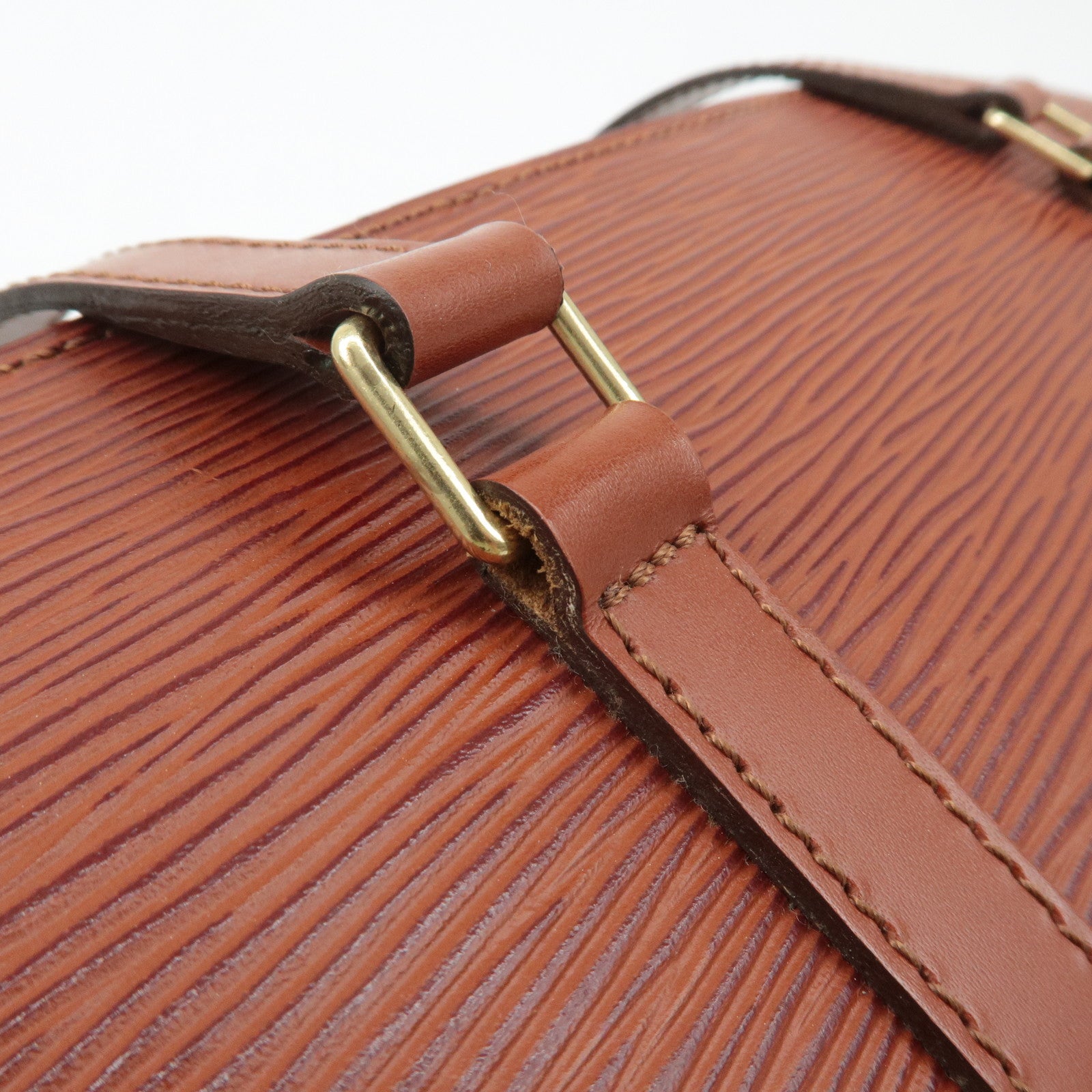 Louis Vuitton Epi Soufflot Shoulder Bag Kenya Brown M52223 Used