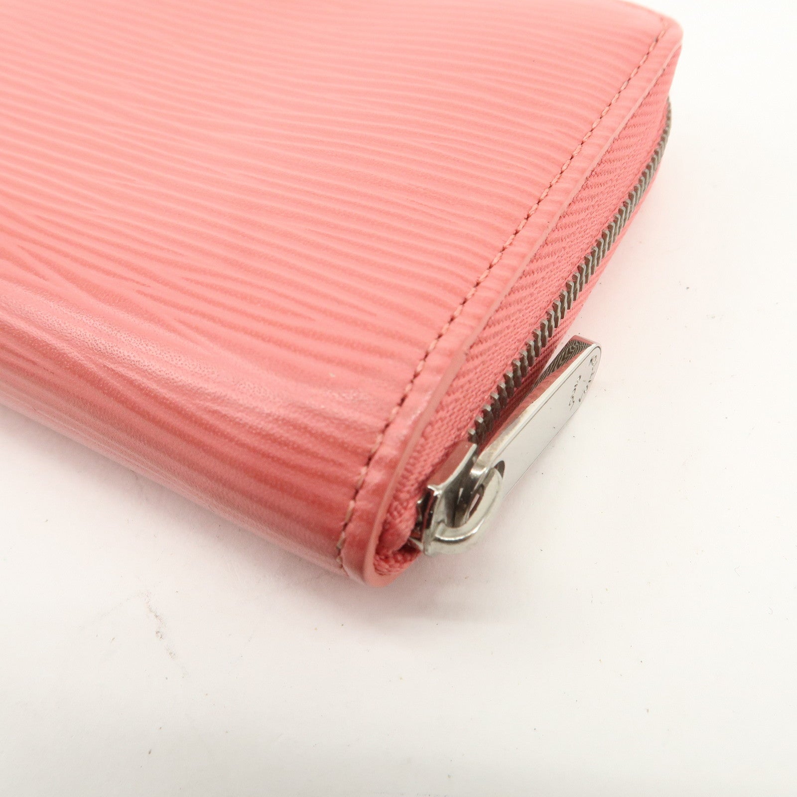 Louis Vuitton Epi Leather Zippy Coin Purse Corail M60593 Used