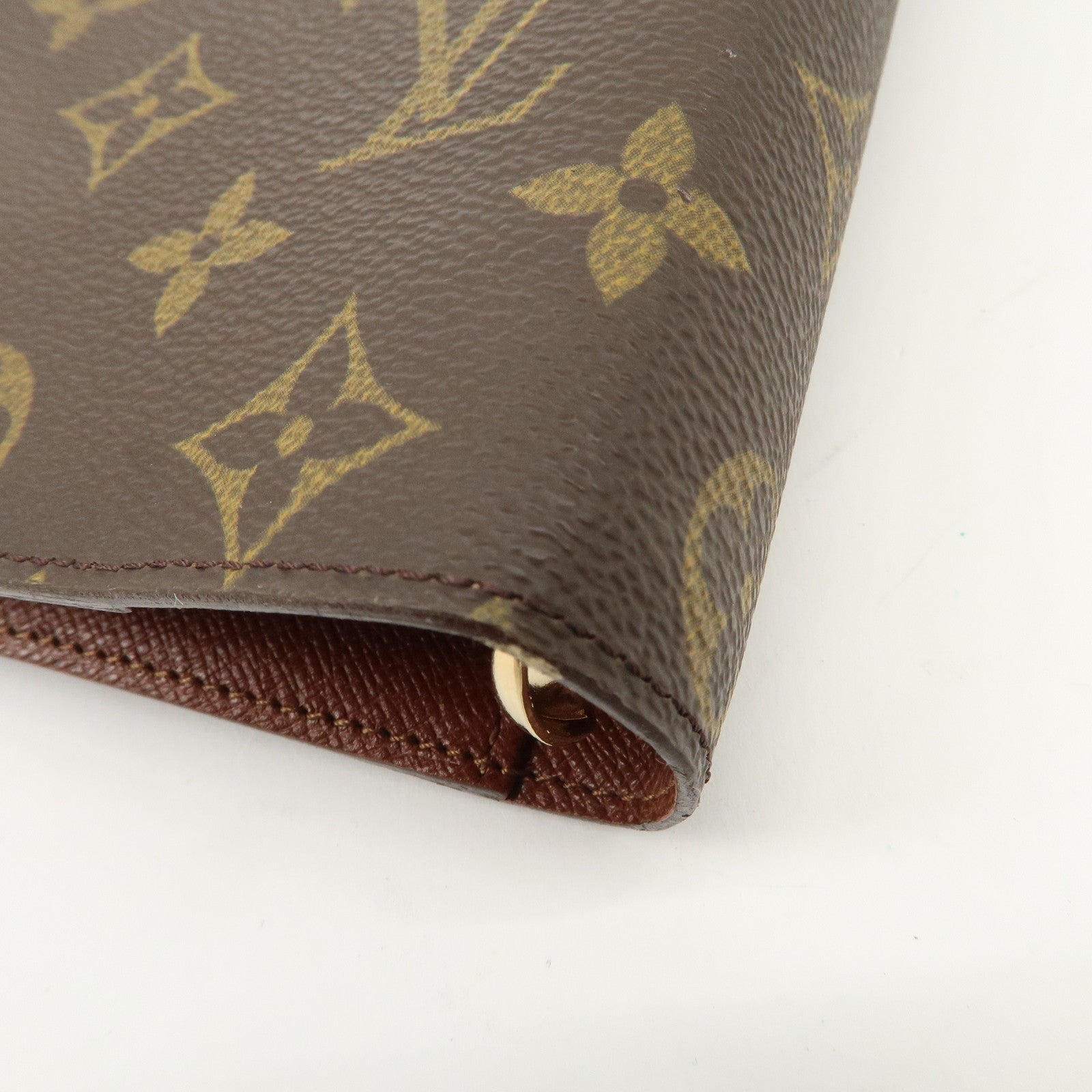 Louis Vuitton Monogram Agenda MM Planner Cover R20105 Used