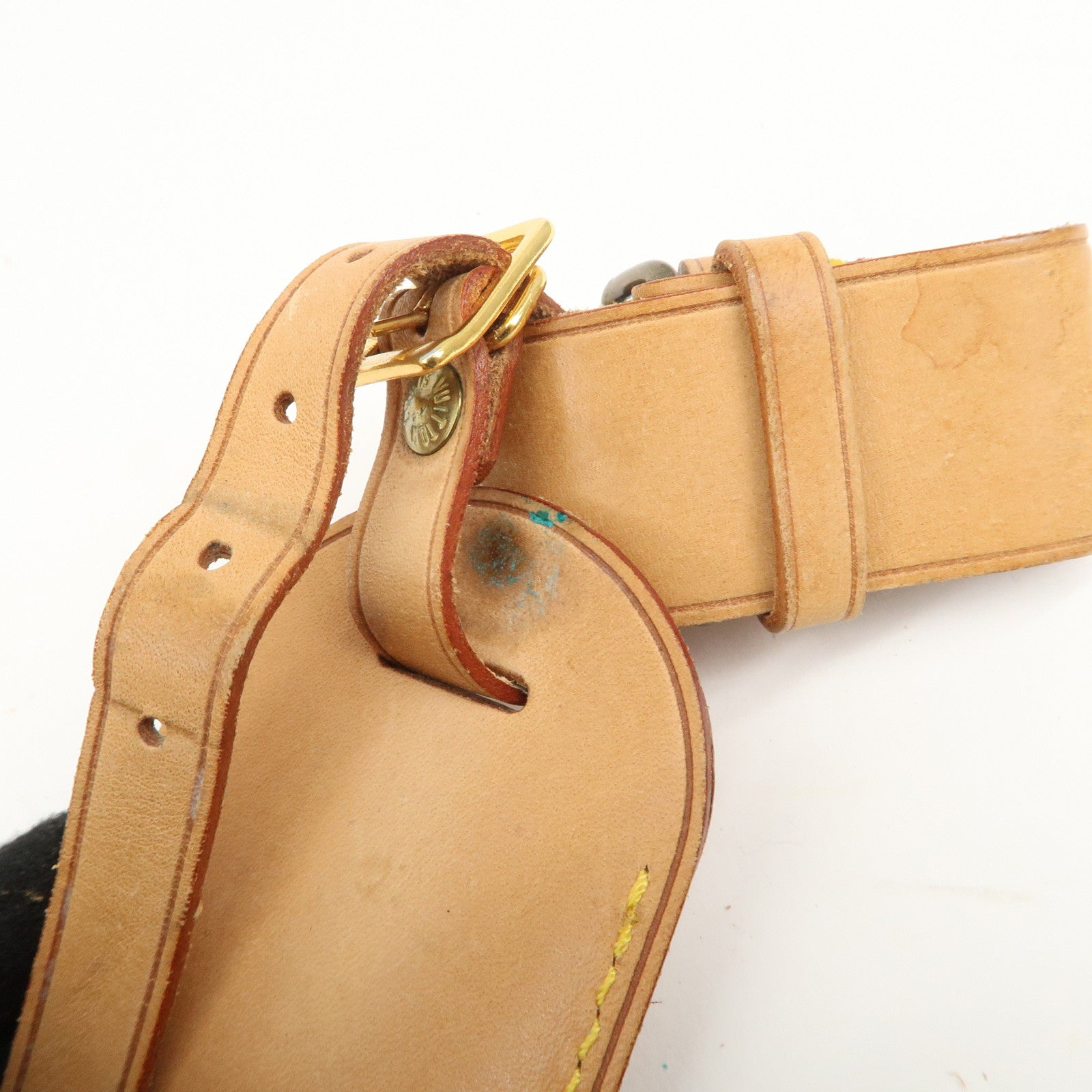 Louis Vuitton Set of 20 Leather Name Tag & Poignet Natural Used