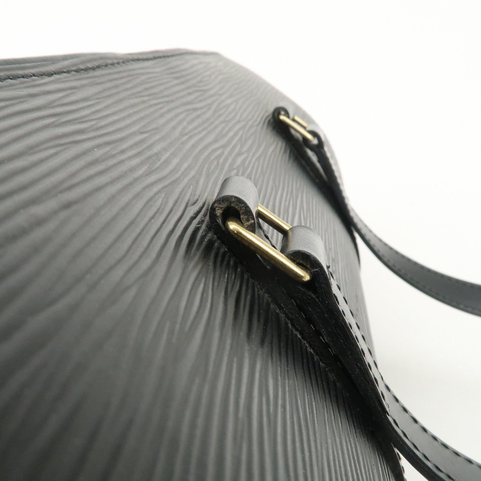 Louis Vuitton Epi Soufflot Hand Bag Noir Black M52862 Used