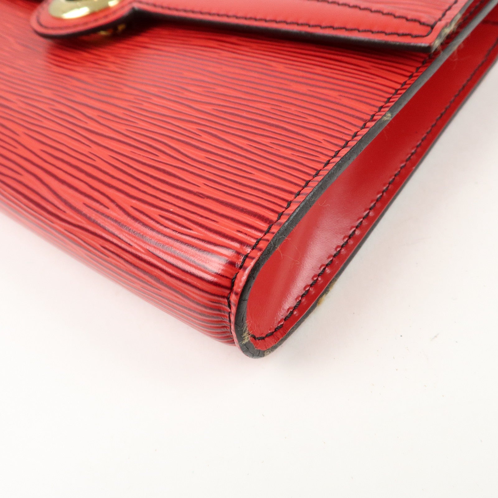 Louis Vuitton Epi Arsch Shoulder Bag Castilian Red M52577 Used