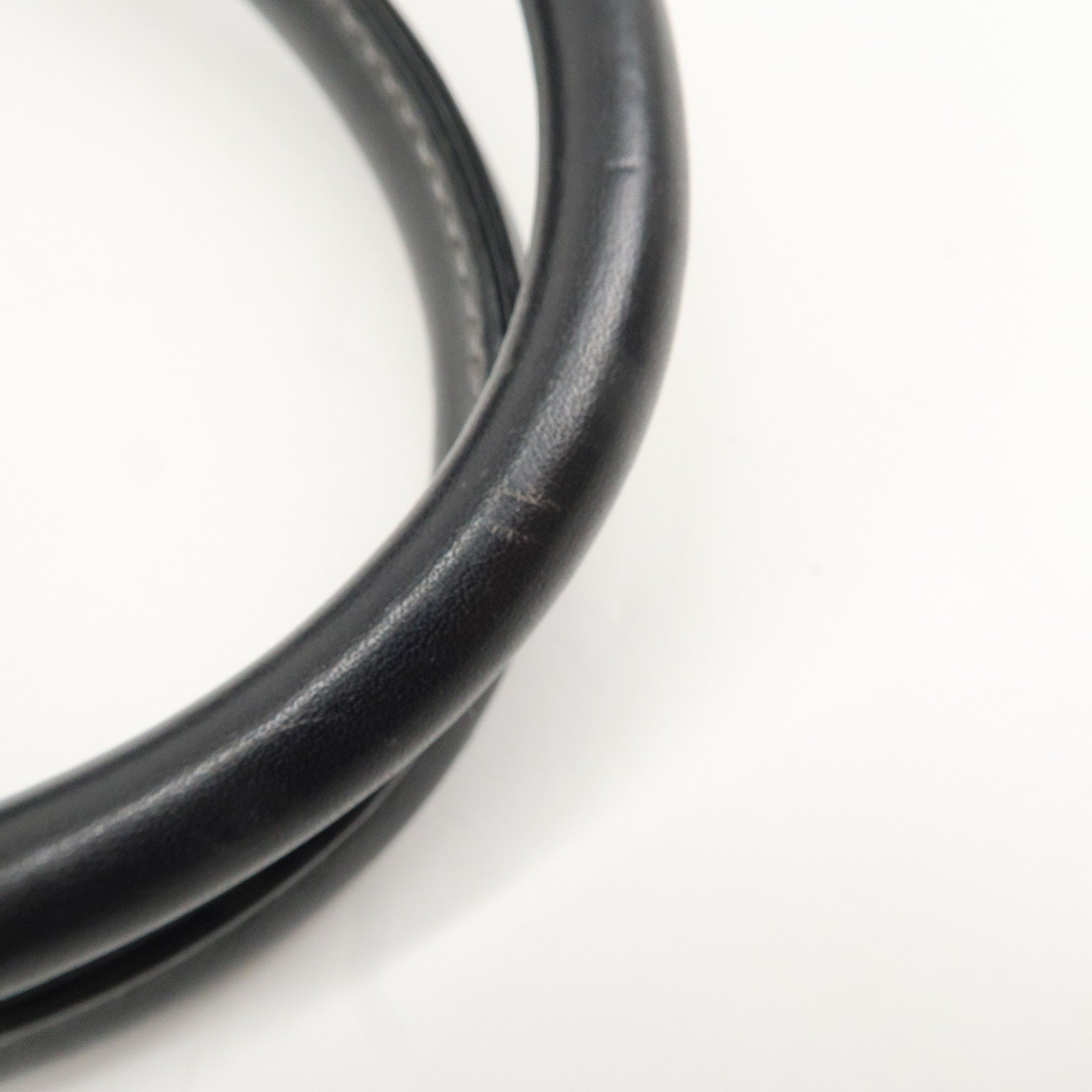 TOD'S Leather Tote Bag Shoulder Bag Hand Bag Black Used