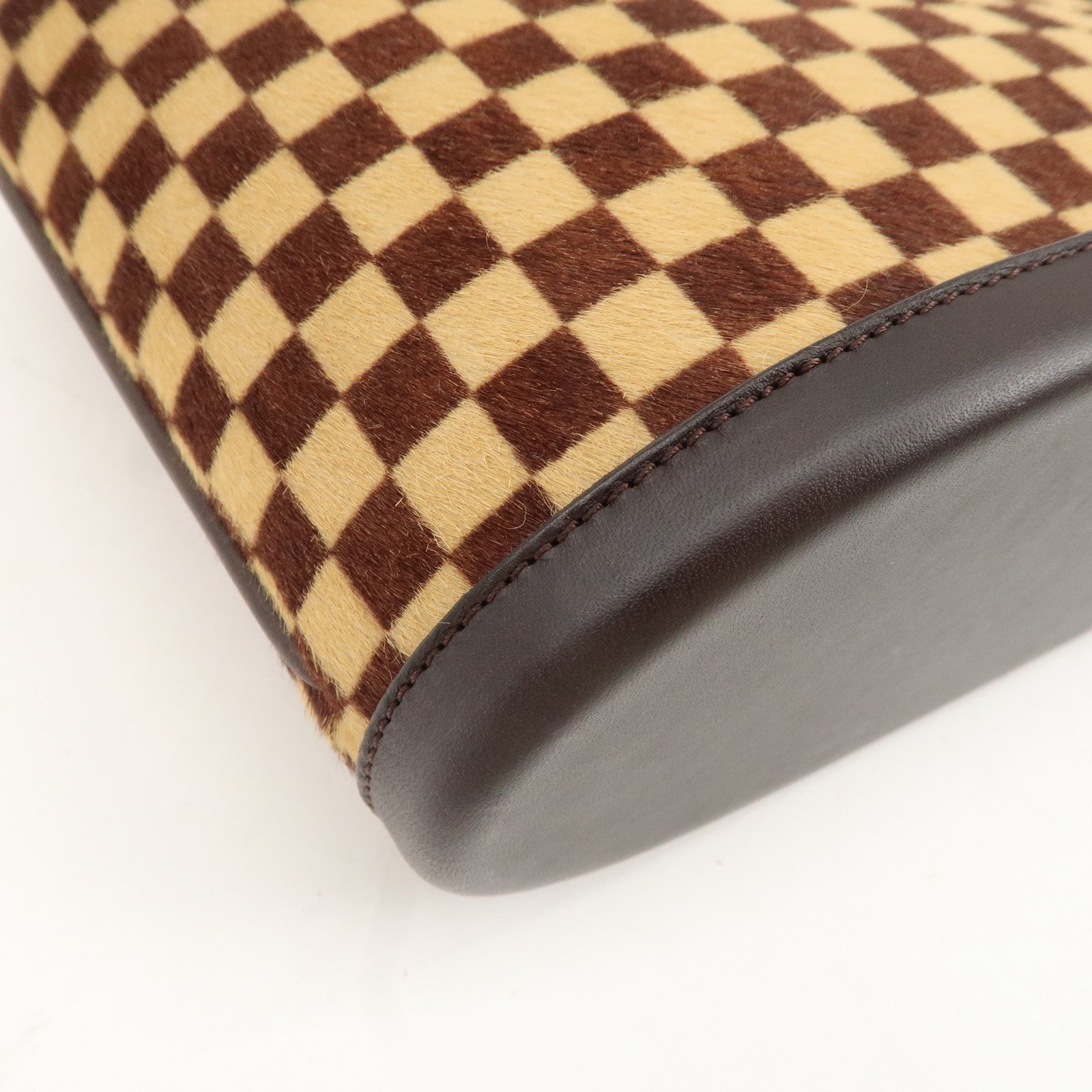 Louis Vuitton Damier Sauvage Impala Hand Bag Brown M92133 Used