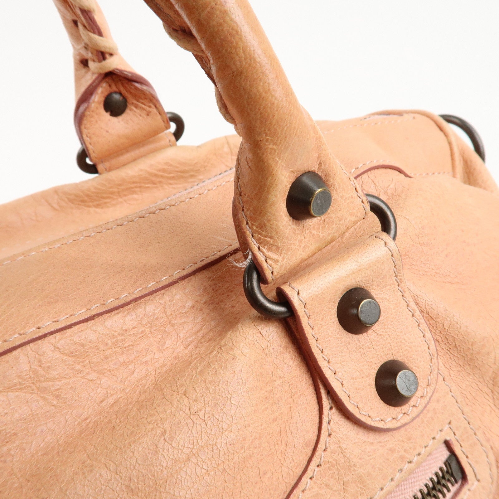 BALENCIAGA The Twiggy Leather 2way Bag Shoulder Bag 128523 Used