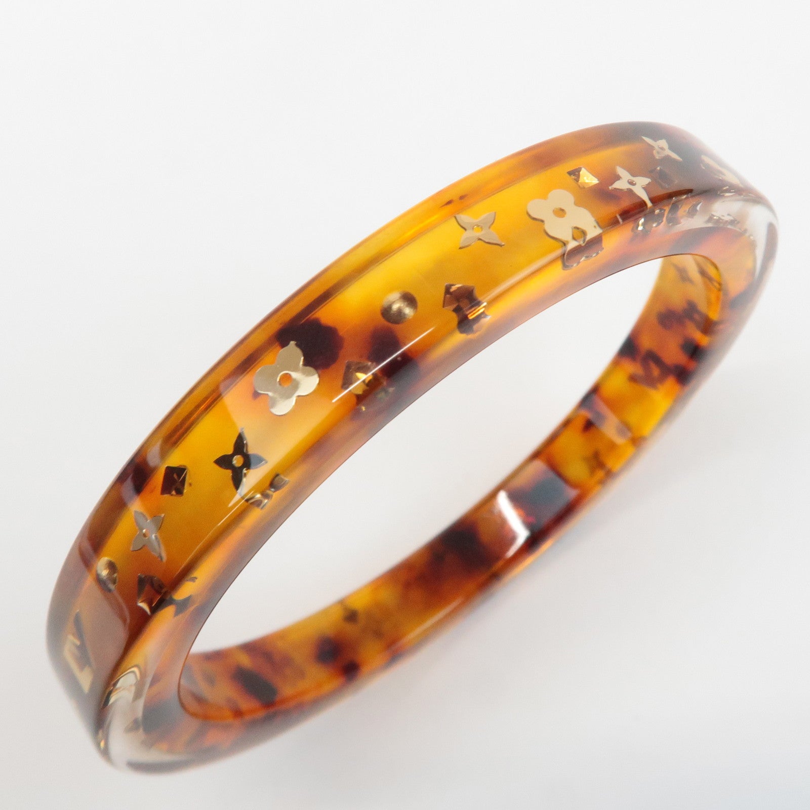 Louis Vuitton Bracelet Inclusion Art deco Bangle S M65292 Used