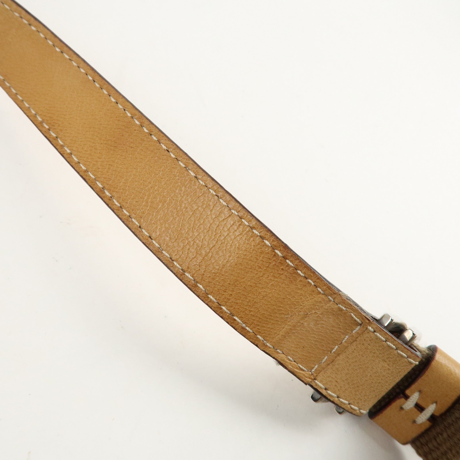 Christian Dior Street Chic Trotter Canvas Leather Shoulder Bag Used