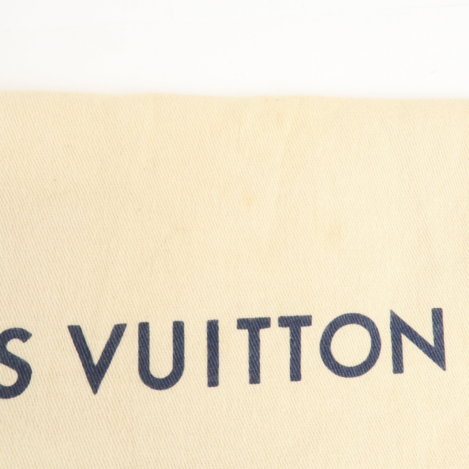 Louis Vuitton Set of 19 Dust Bag Storage Bag Flap New Style Beige Used